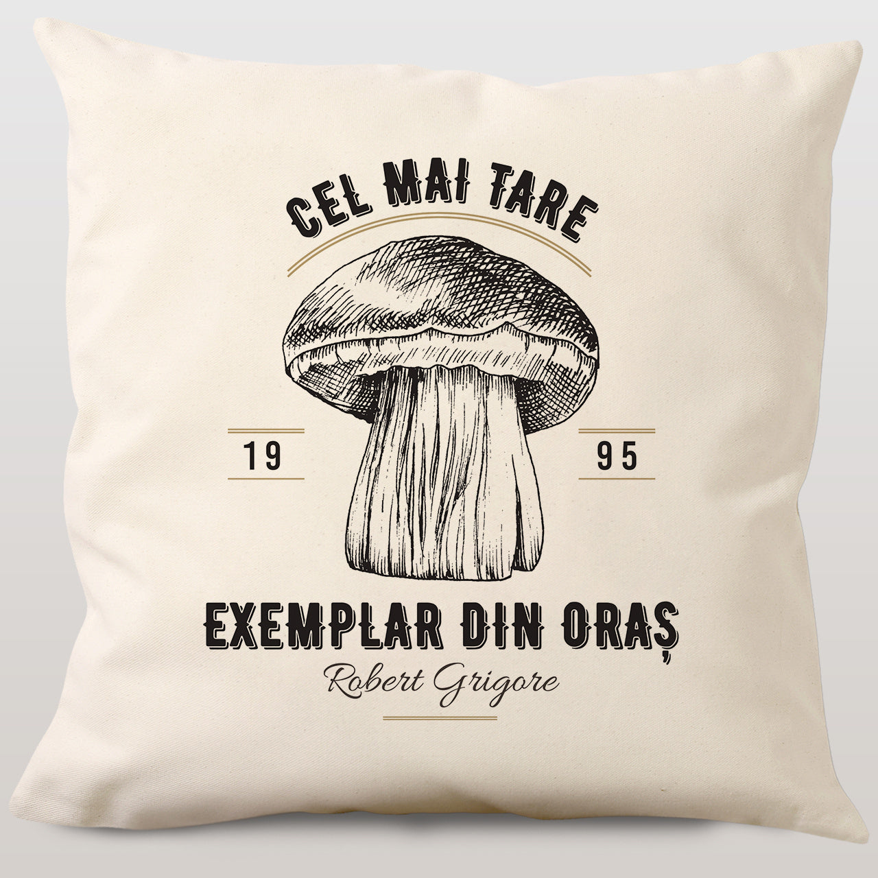 Poduszka dla grzybiarza - Najlepszy Okaz - prezent urodzinowy prezent na urodziny dla grzybiarza