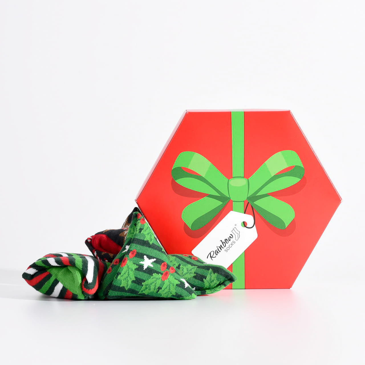 Męskie skarpetki Świąteczne 3 pary zestaw świątecznych skarpetek skarpetki na święta prezent dla chłopaka