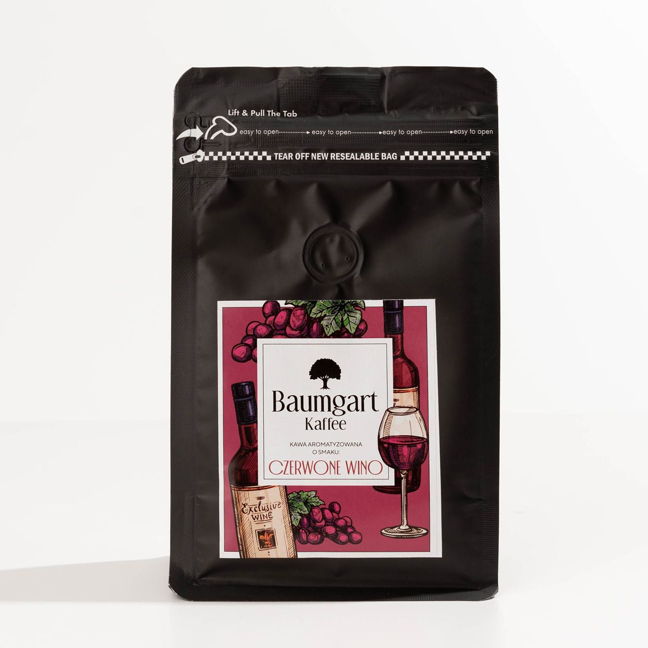 Kawa czerwone wino kawa smakowa prezent dla kawosza prezenty dla miłośników wina