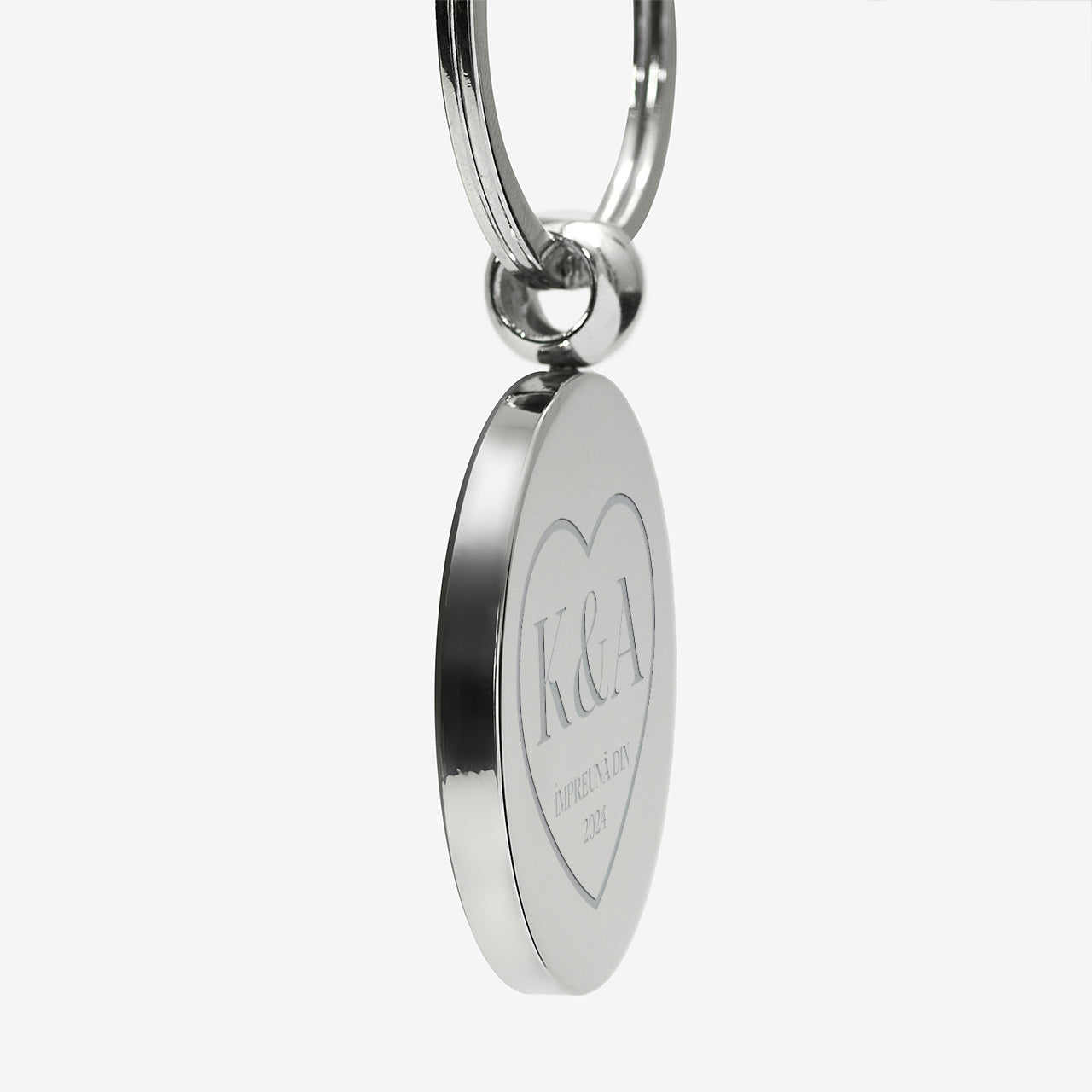 Breloczek do kluczy z grawerem - prezent na rocznicę związku brelok do kluczy personalizowany