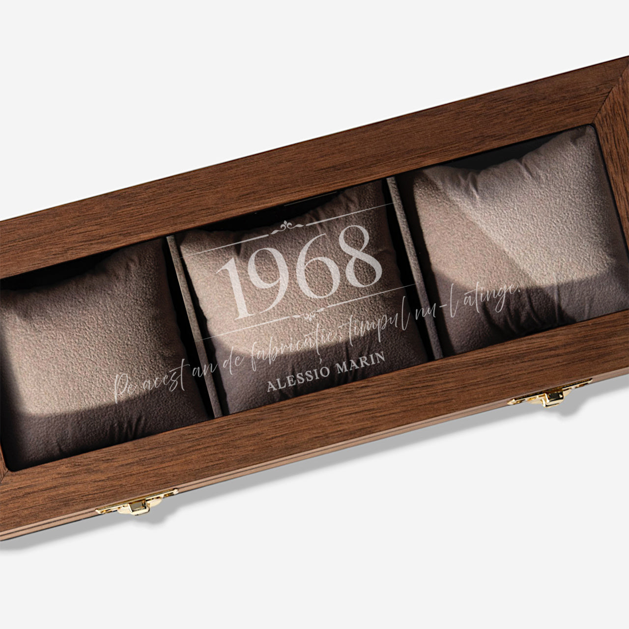 Cutie personalizată pentru ceasuri – cadou de ziua lui