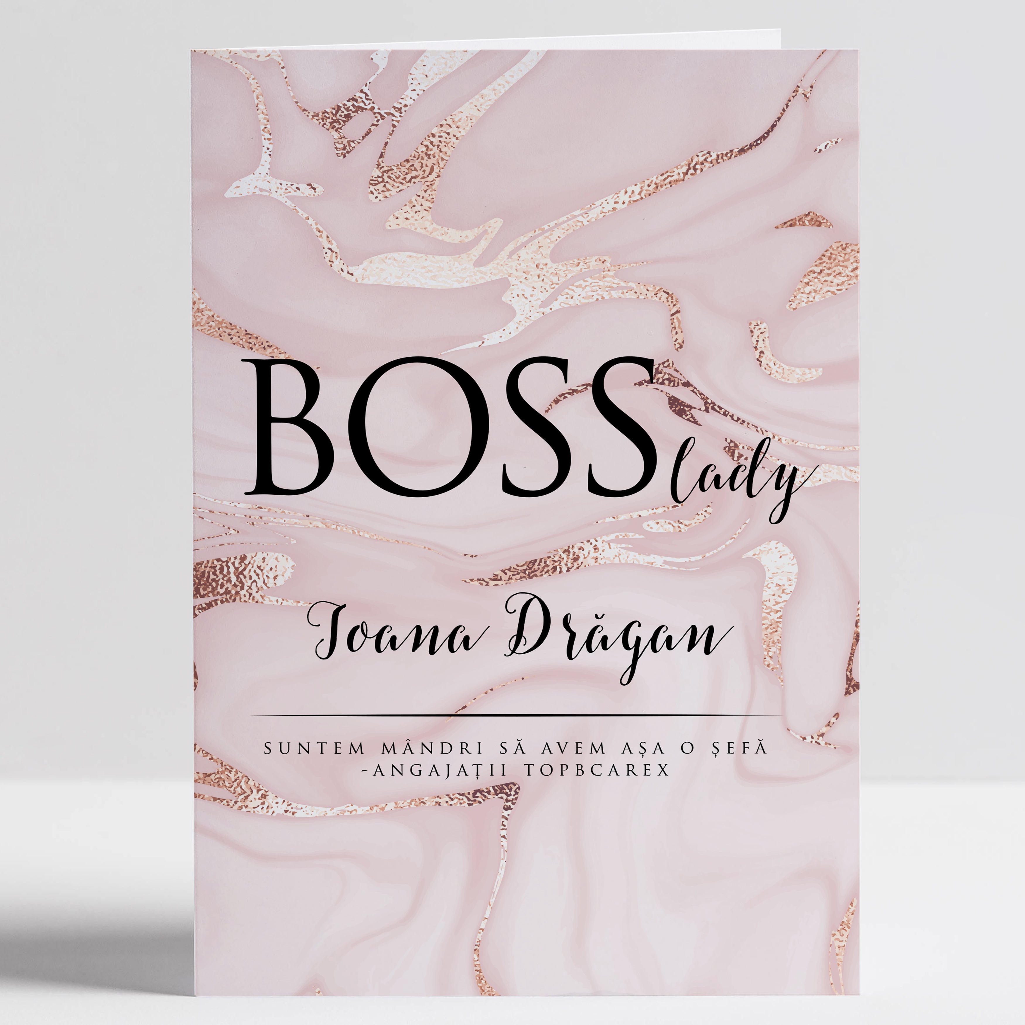 Felicitare pentru ziua de naștere a șefei