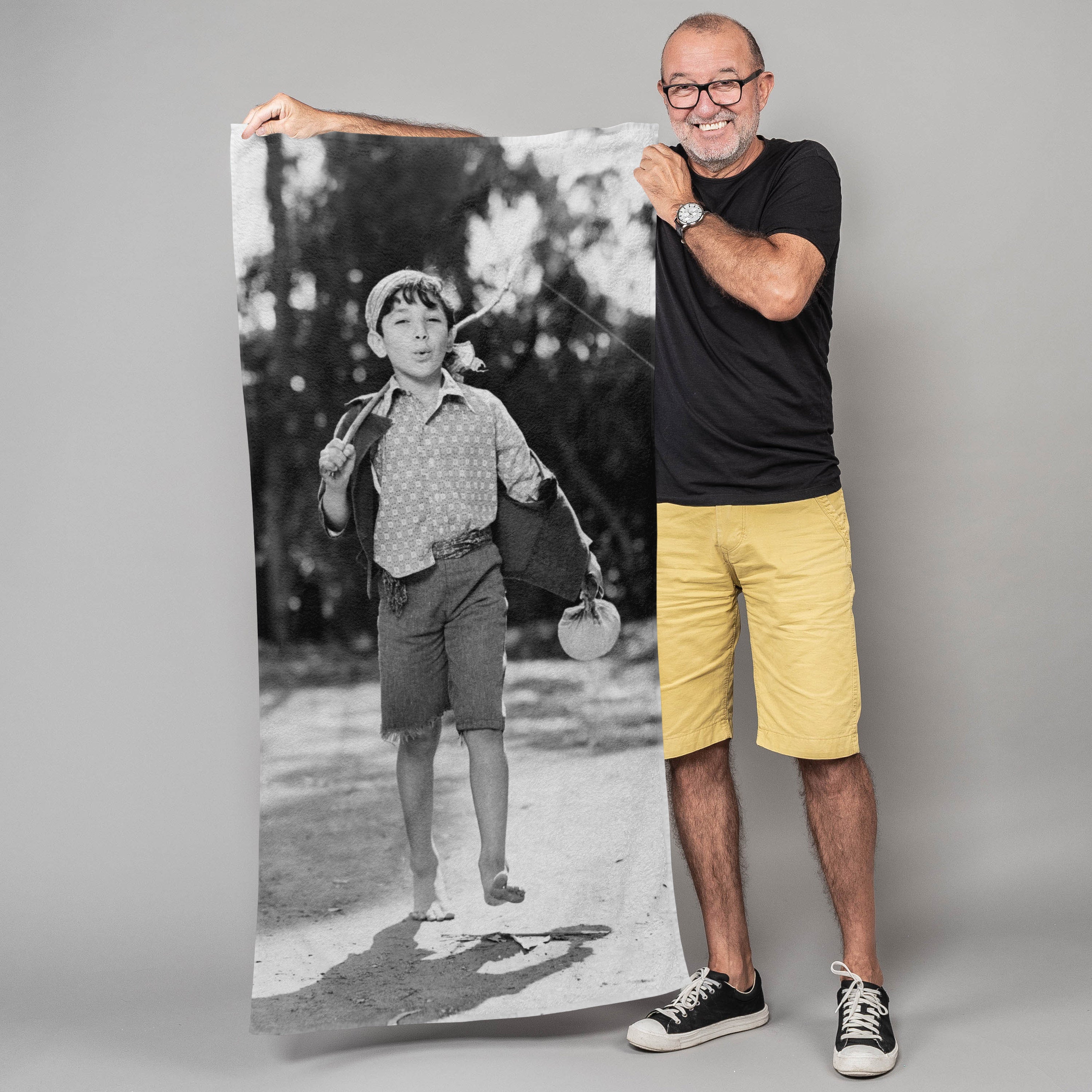 Personalizowany ręcznik z własnym zdjęciem ręcznik ze zdjęciem prezent personalizowany dla niej dla niego