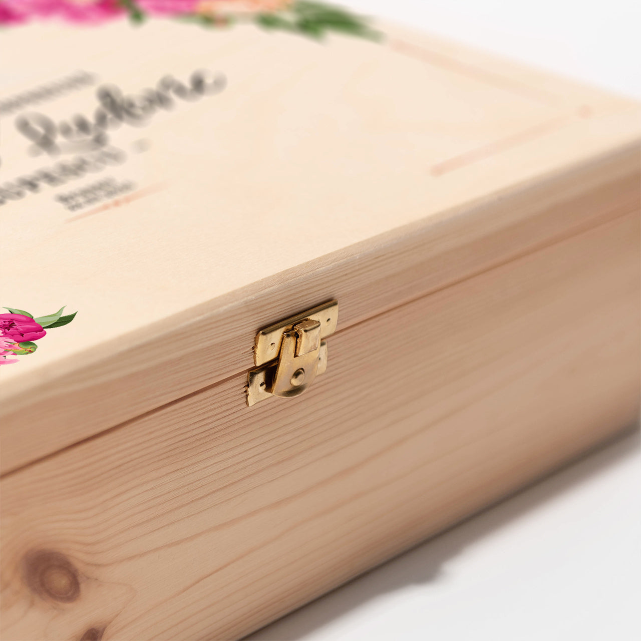 Personalizowana skrzynka na wino - prezent z okazji ślubu prezent dla pary młodej prezent dla nowożeńców