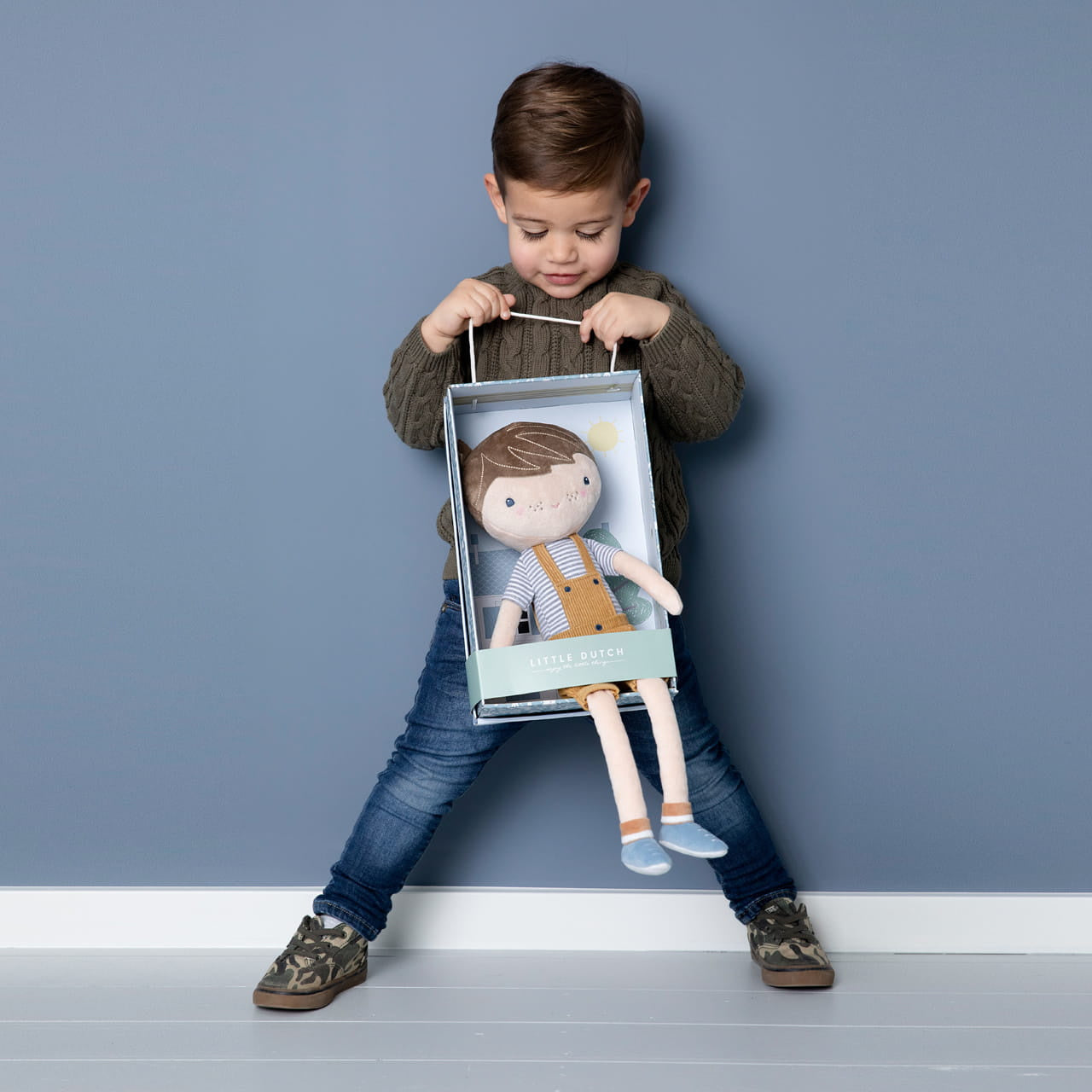 Pluszowa lalka dla Chłopca 50 cm lalka chłopczyk prezent dla chłopca lalka pluszowa