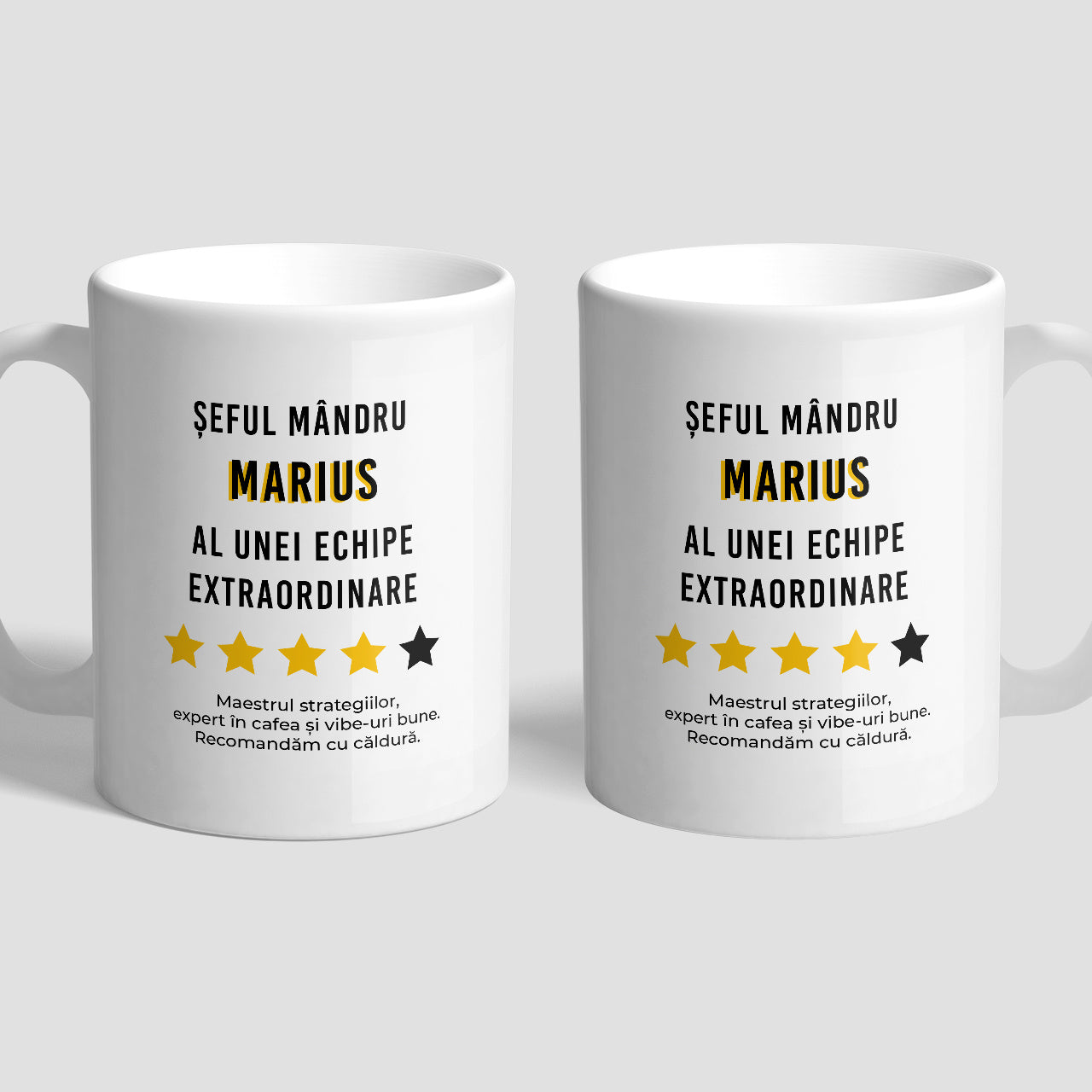 Cană pentru șef - cană personalizată
