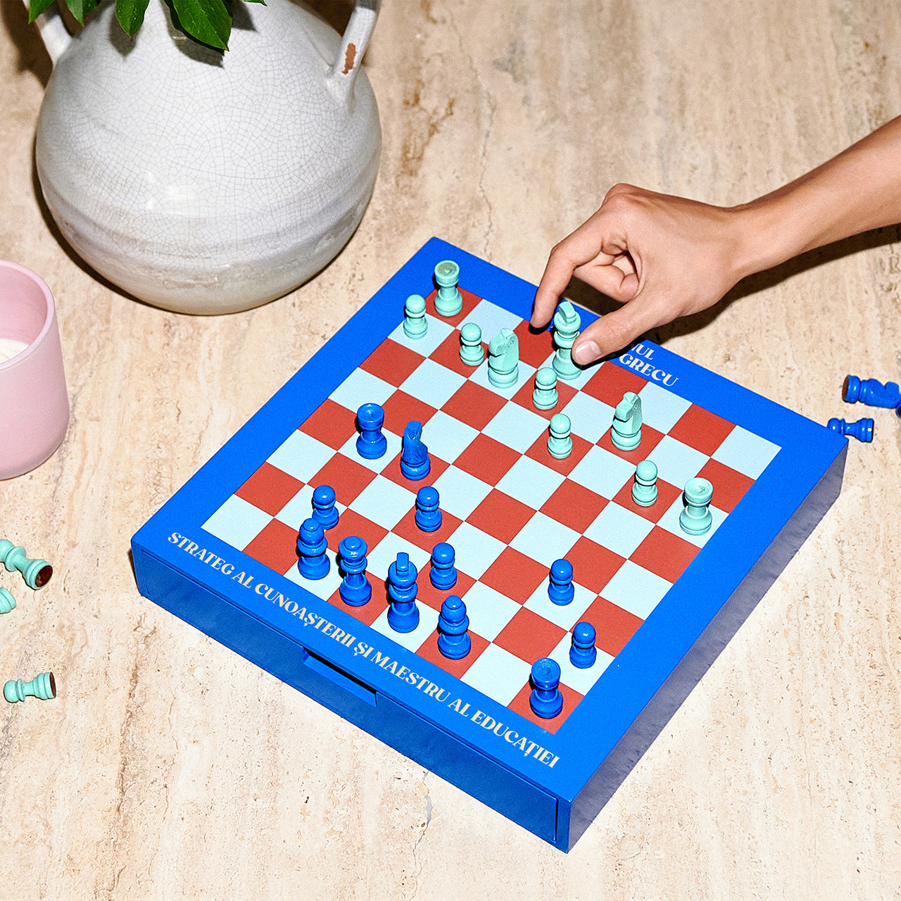 Tablă de șah personalizată - cadou pentru educator