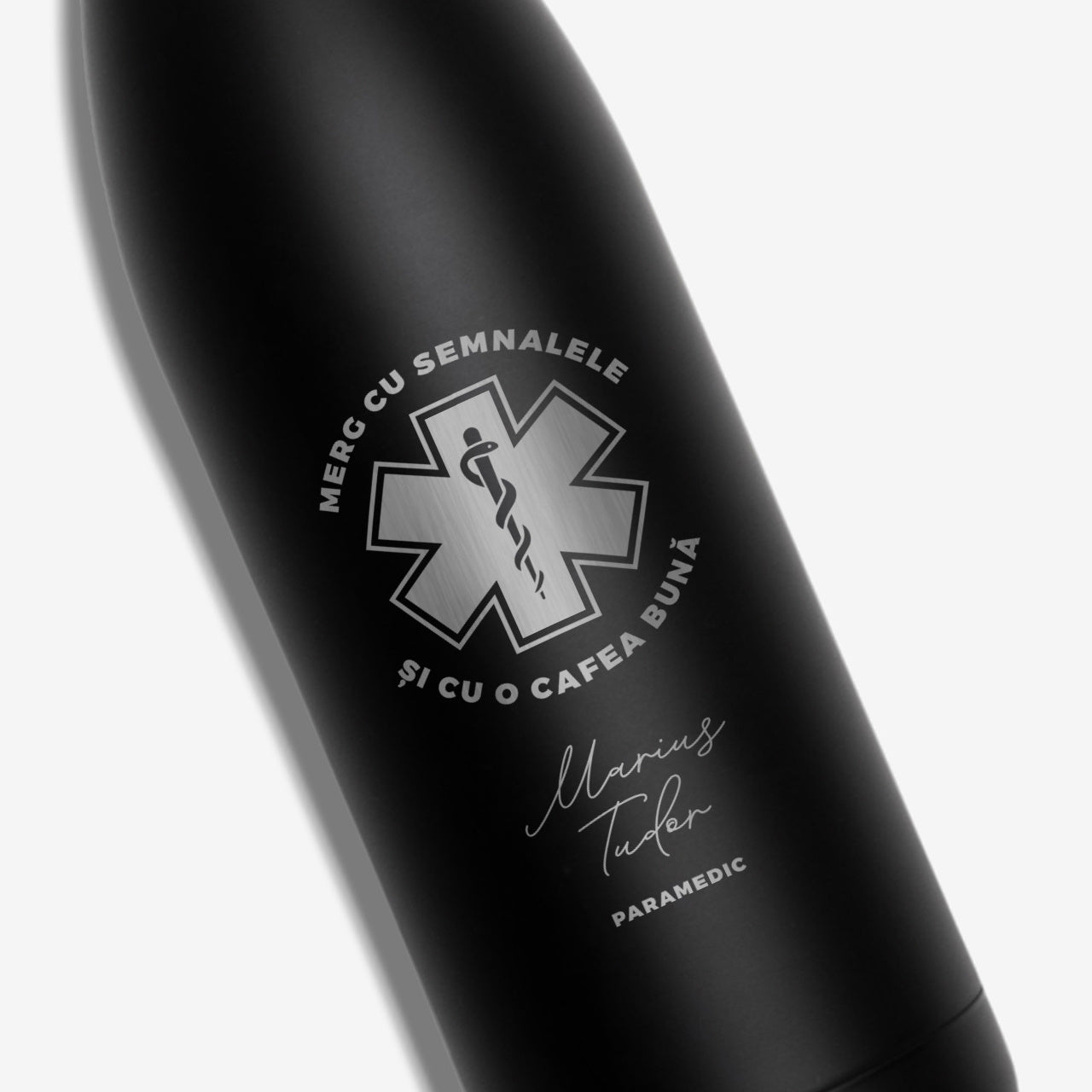 Termos gravat pentru paramedic