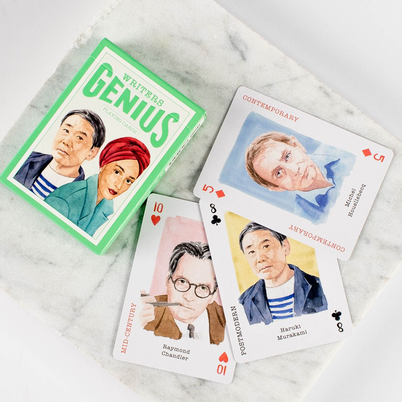 Cărți de joc Writers Genius