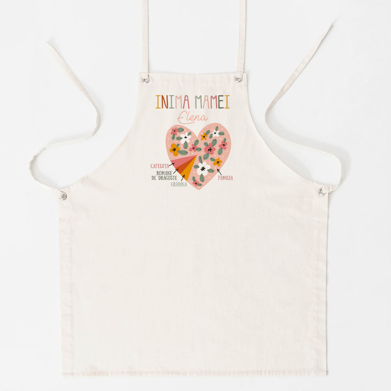 Fartuch personalizowany na prezent dla mamy prezent na dzień matki fartuch z nadrukiem personalizowany fartuch