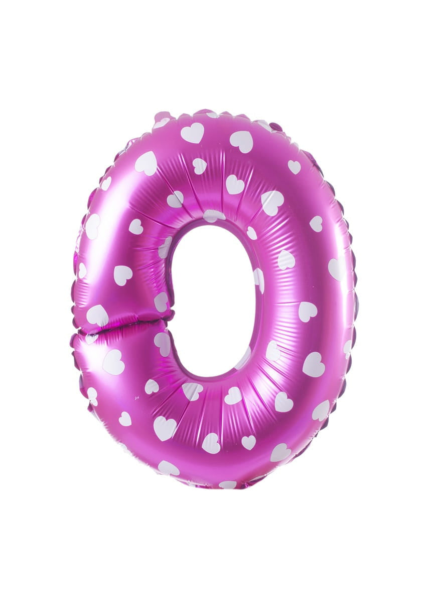 Balon din folie pentru aer LITERĂ CU roz 40 cm