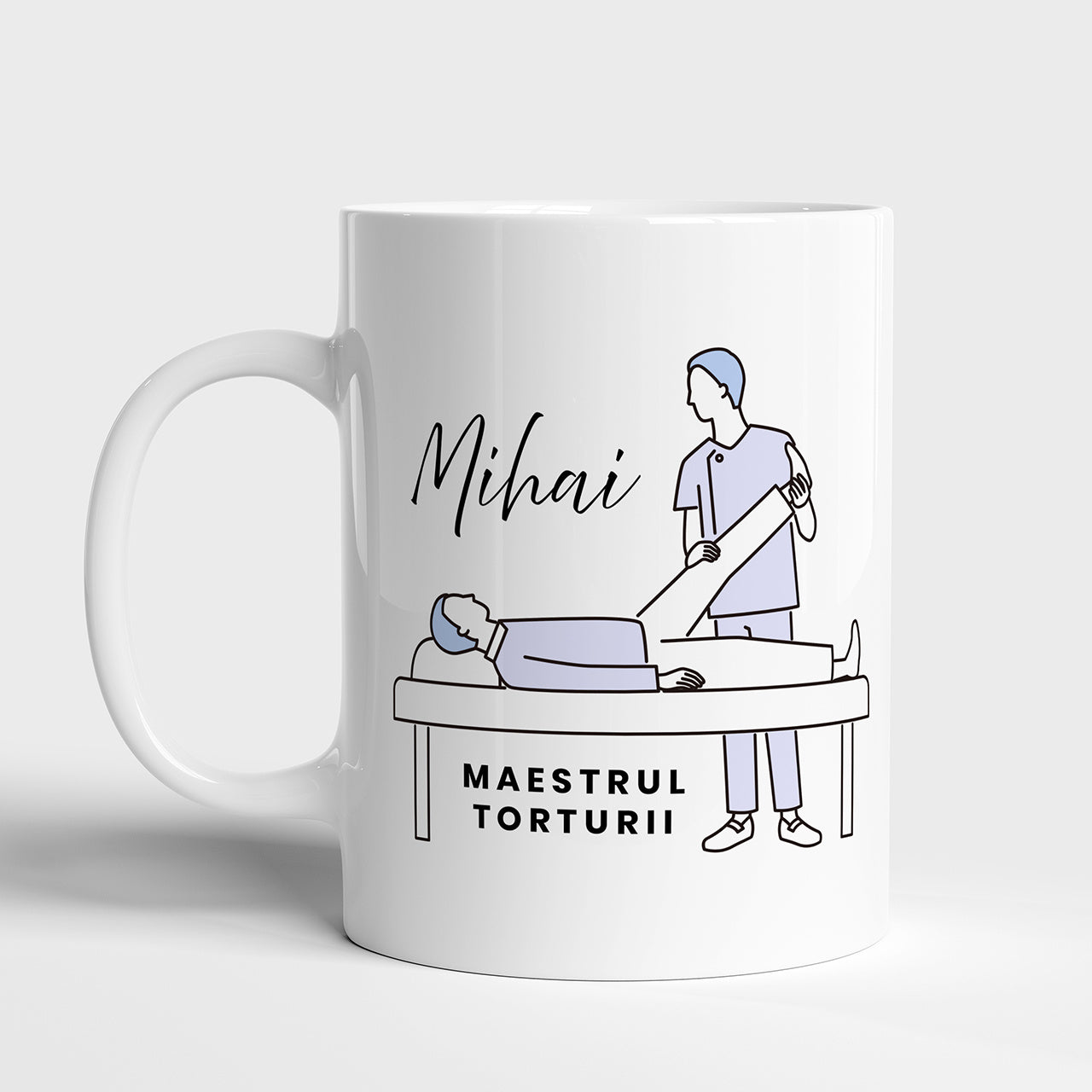 Cană cu mesaj pentru fizioterapeut