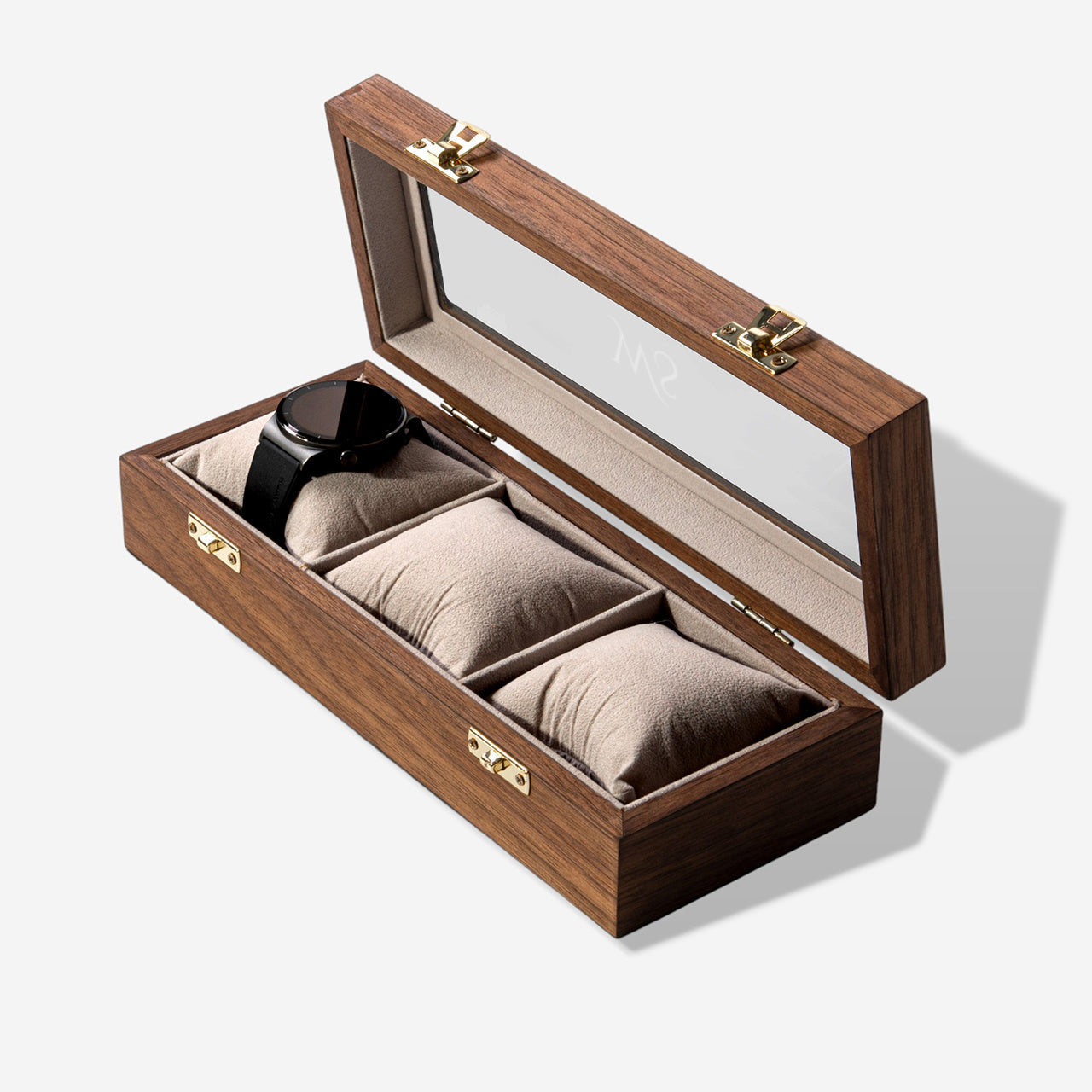 Organizer na zegarki - elegancki prezent dla niego organizer personalizowany prezent dla mężczyzny