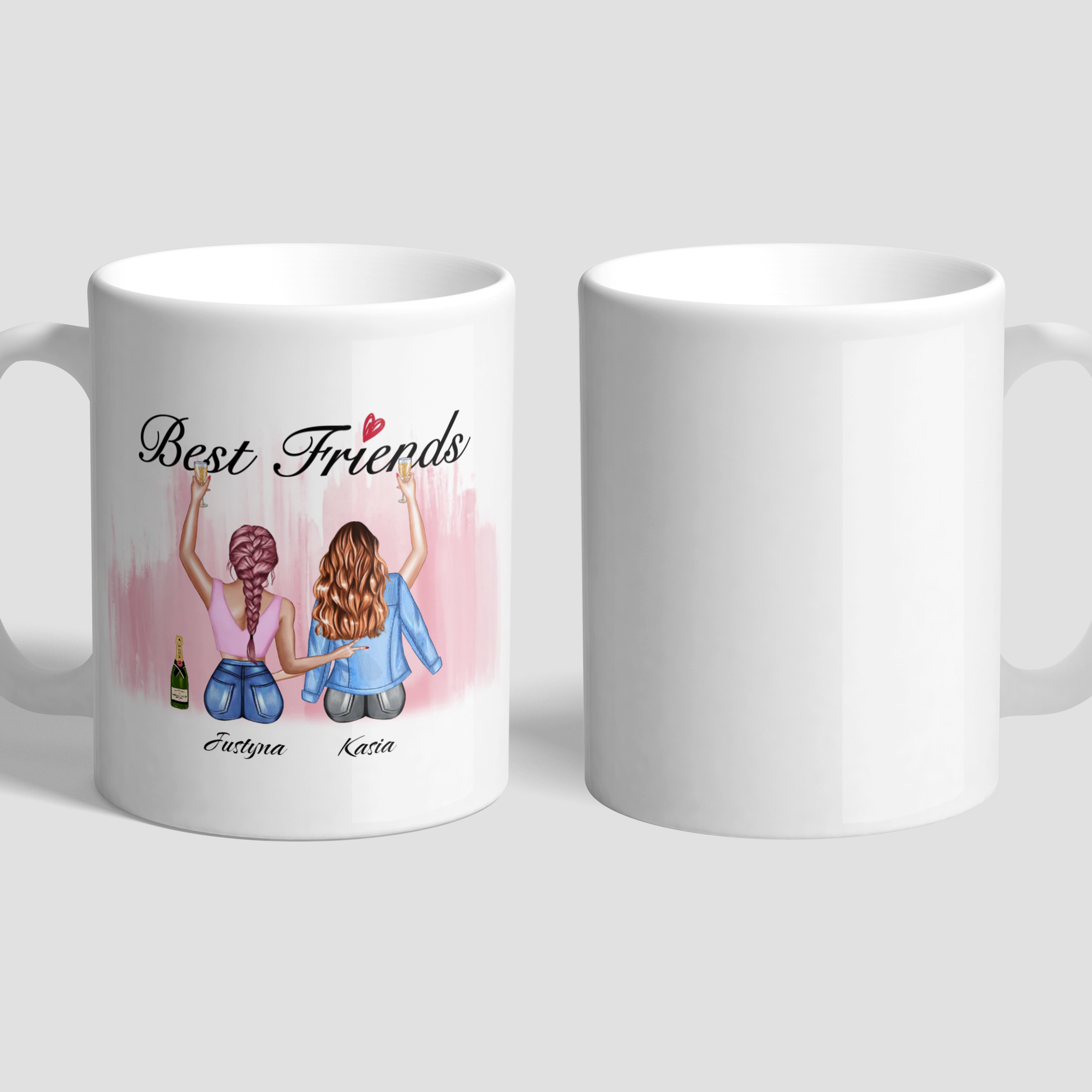 Kubek dla najlepszej przyjaciółki - Best Friends  prezent dla przyjaciółki prezent dla koleżanki kubek dla przyjaciółki prezent dla bff 