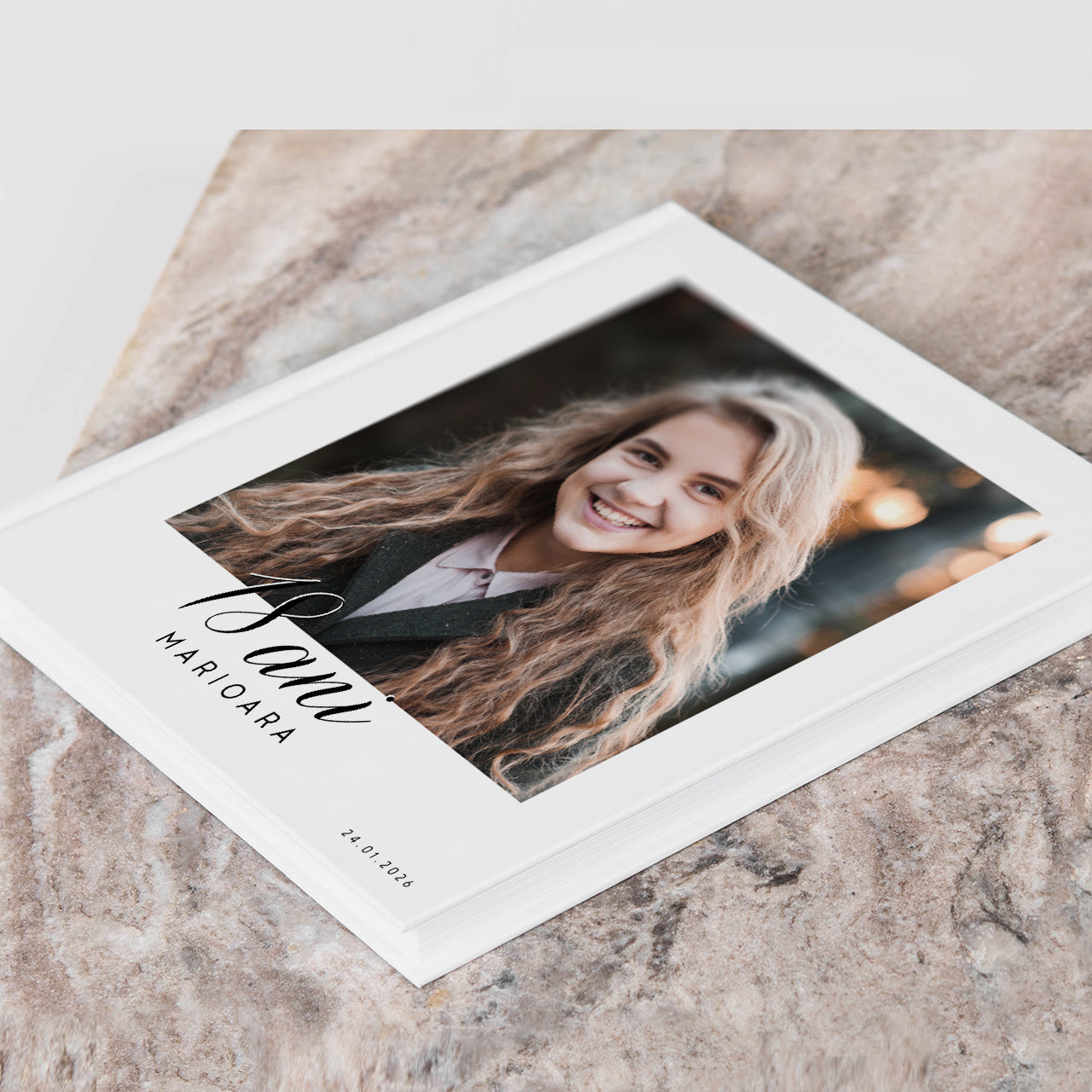 Personalizowana księga gości na 18 urodziny album na 18 urodziny prezent na 18 urodziny pamiątka 18 urodzin