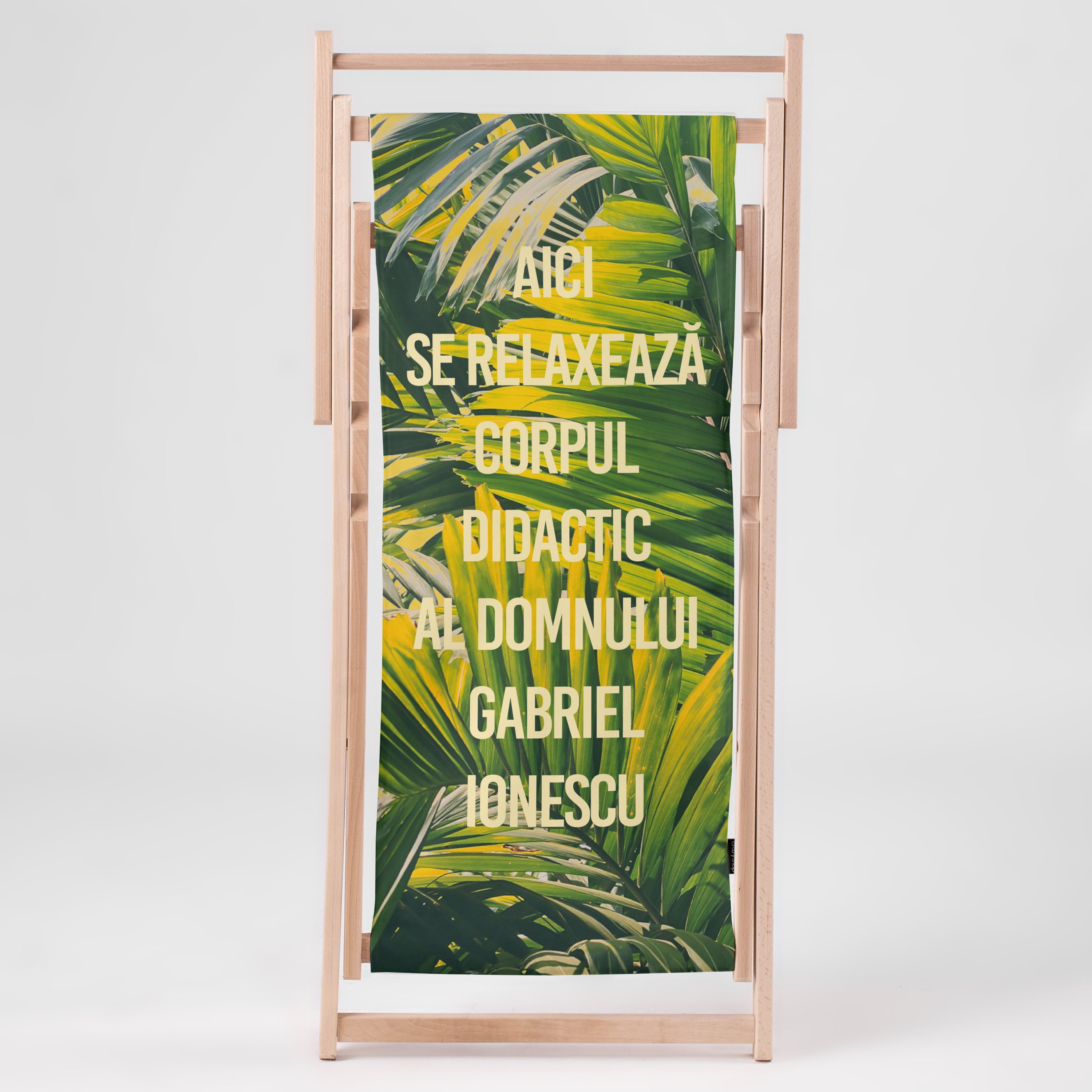 Personalizowany leżak dla nauczyciela