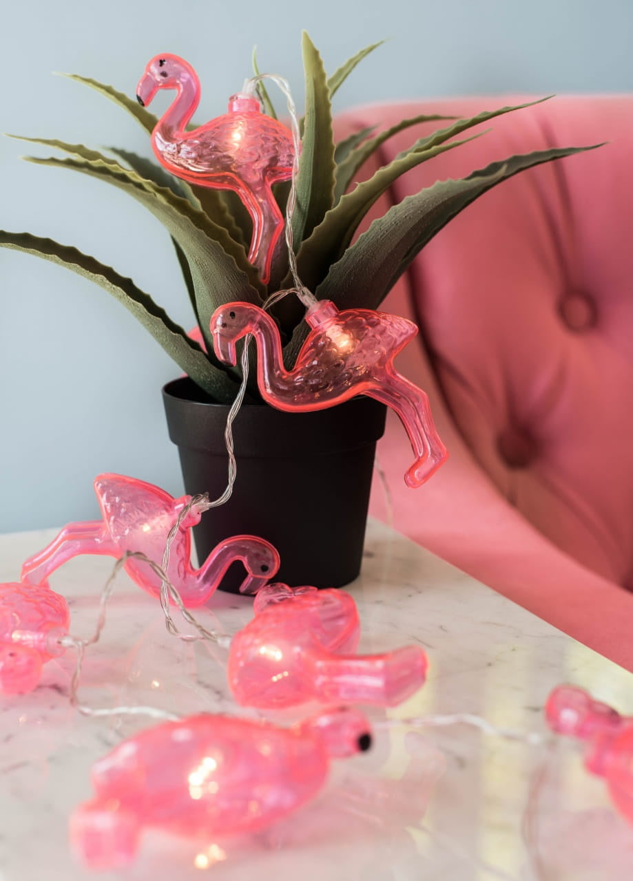 Ghirlandă luminoasă LED FLAMINGO 100 cm