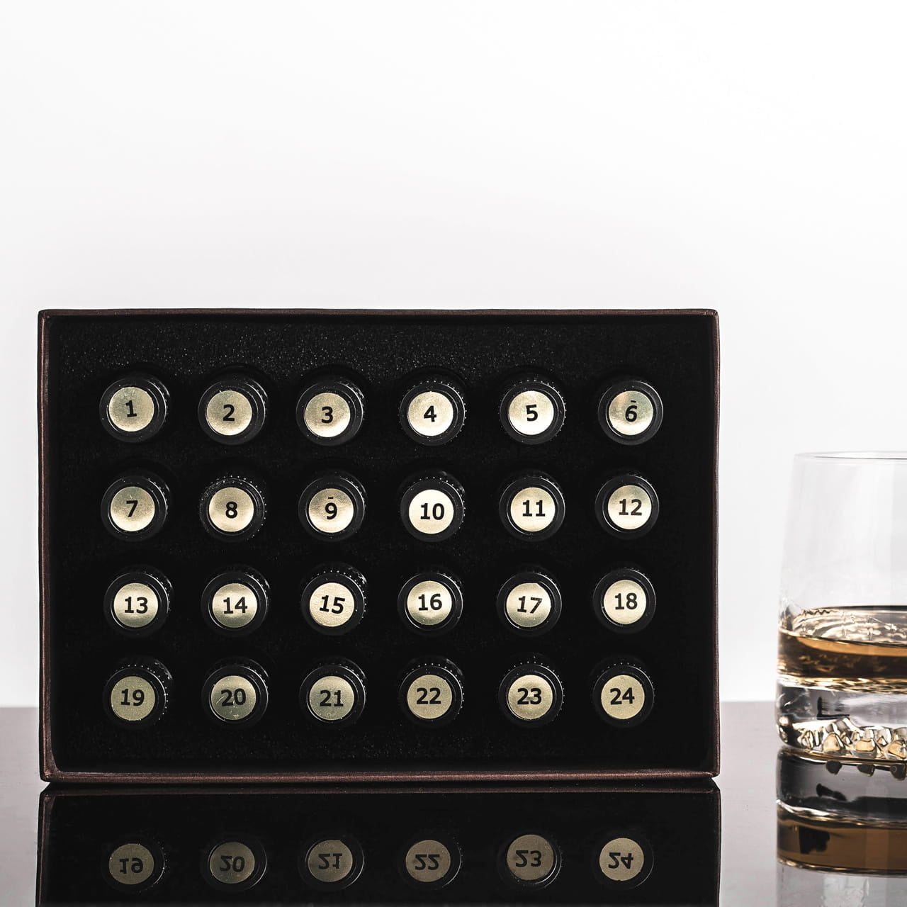 Zestaw aromatów whisky (24szt.) zestaw sensoryczny prezent dla mężczyzny prezent dla miłośnika whisky