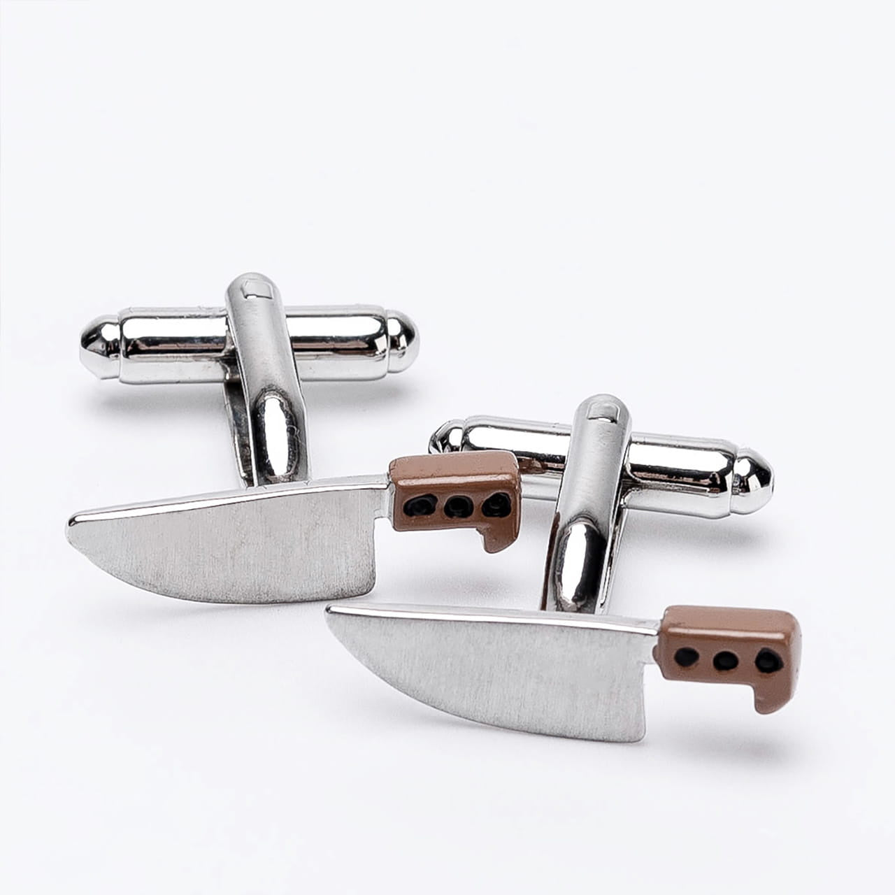 Spinki do mankietów dla kucharza nóż kuchenny prezent dla kucharza prezent dla szefa kuchni prezent dla miłośnika gotowania