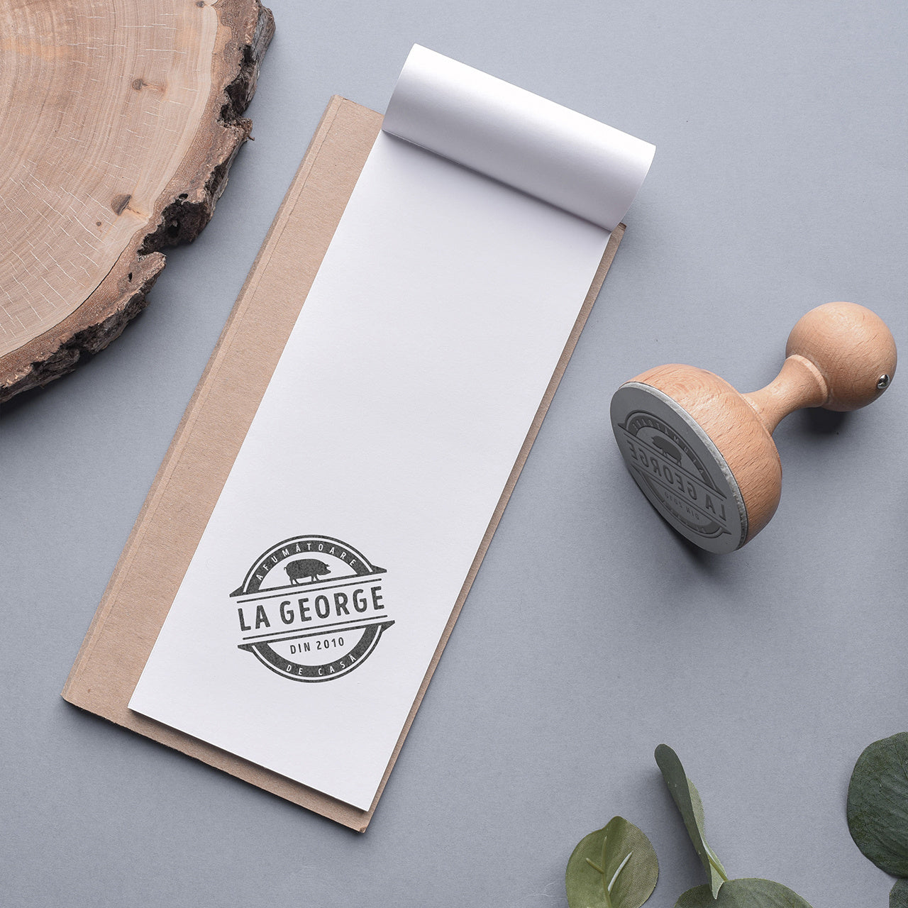 Ștampilă personalizată pentru afumător