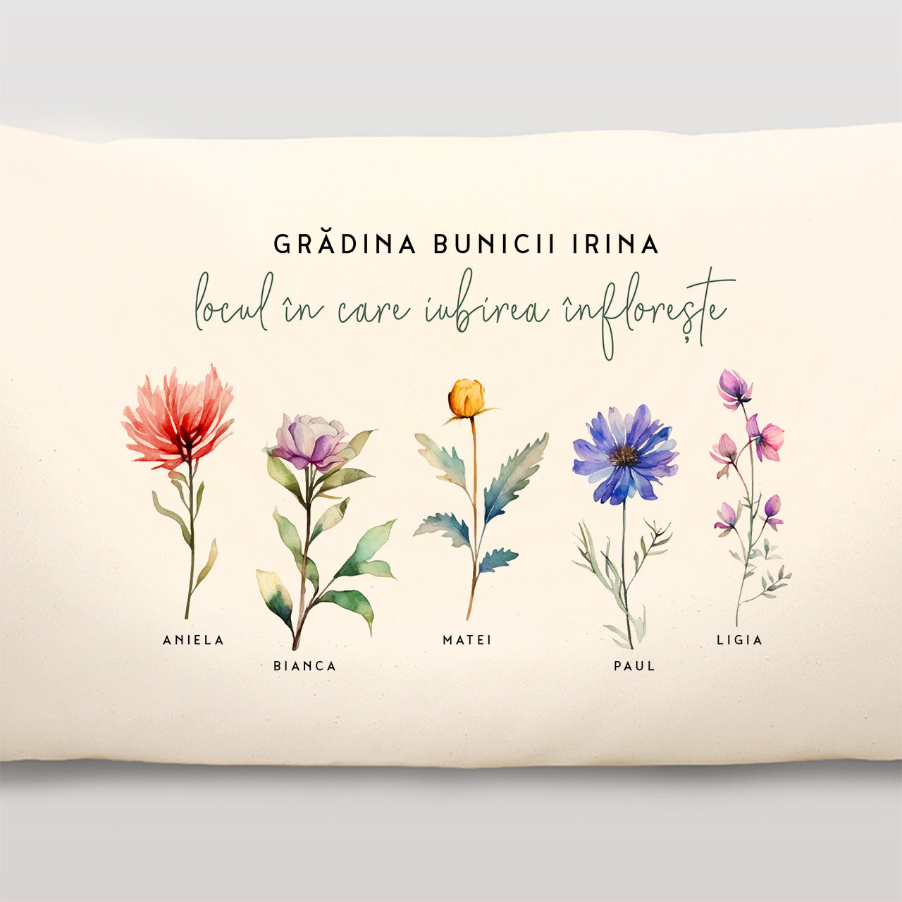 Pernă pentru bunica - Grădină