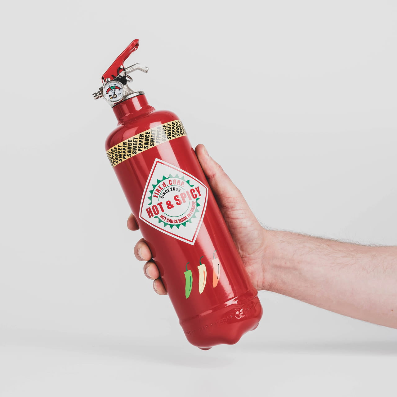 Dekoracyjne urządzenie gaśnicze - dla kucharza gaśnica na prezent prezent dla kucharza prezent dla kucharki