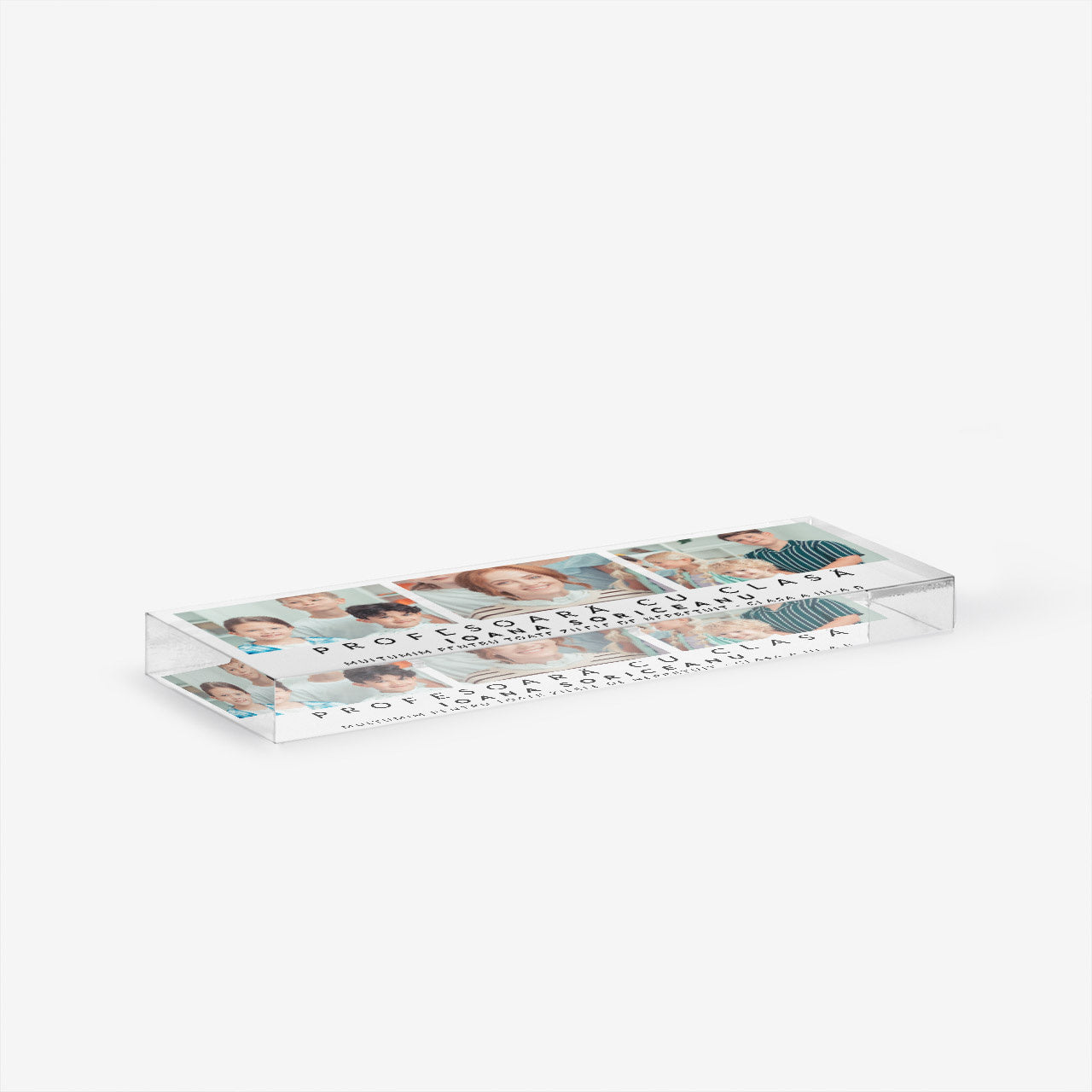 Tabliczka ze zdjęciami na pamiątkę dla wychowawcy akrylowa tabliczka prezent dla nauczyciela