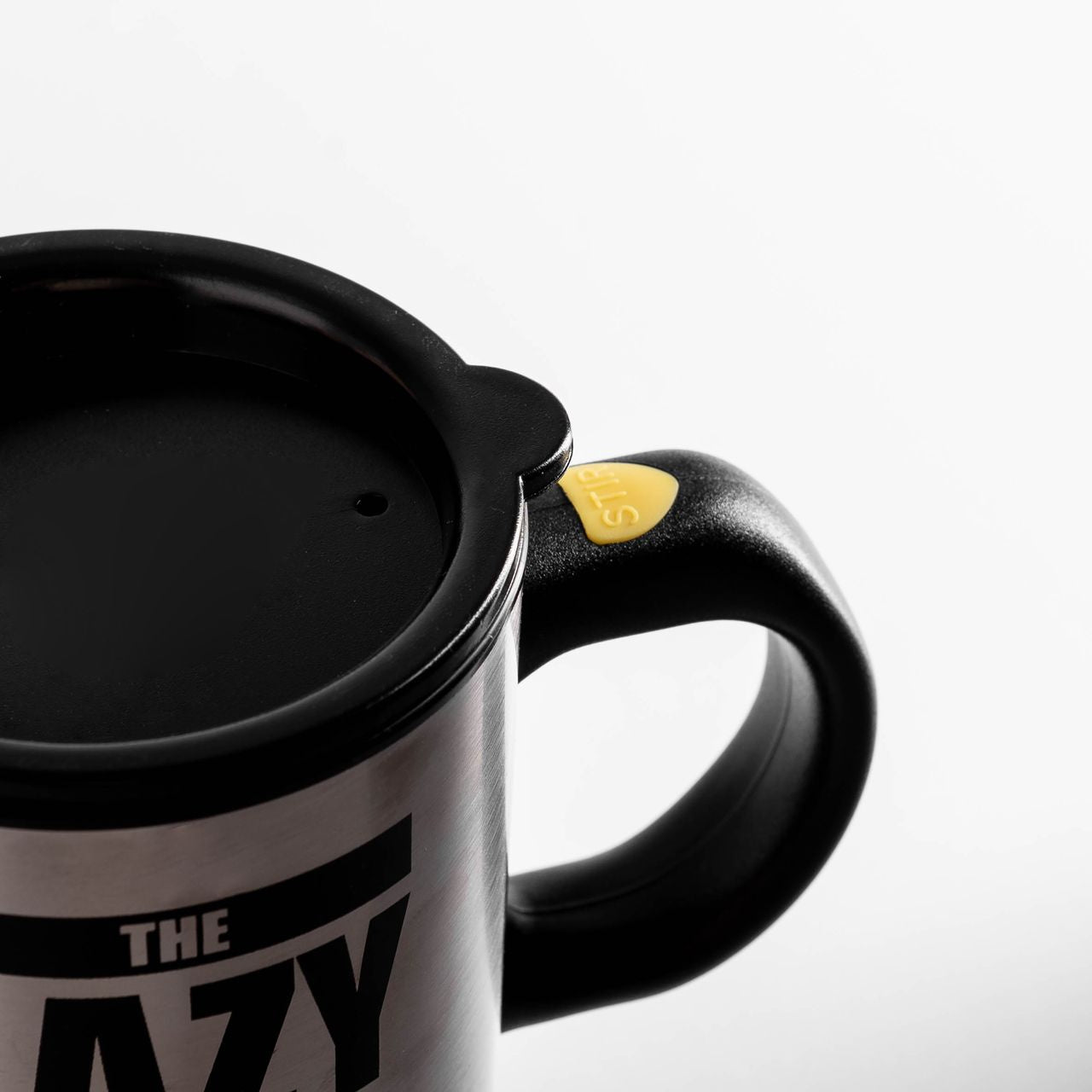 Leniwy kubek który sam miesza kubek samomieszający prezent dla lenia