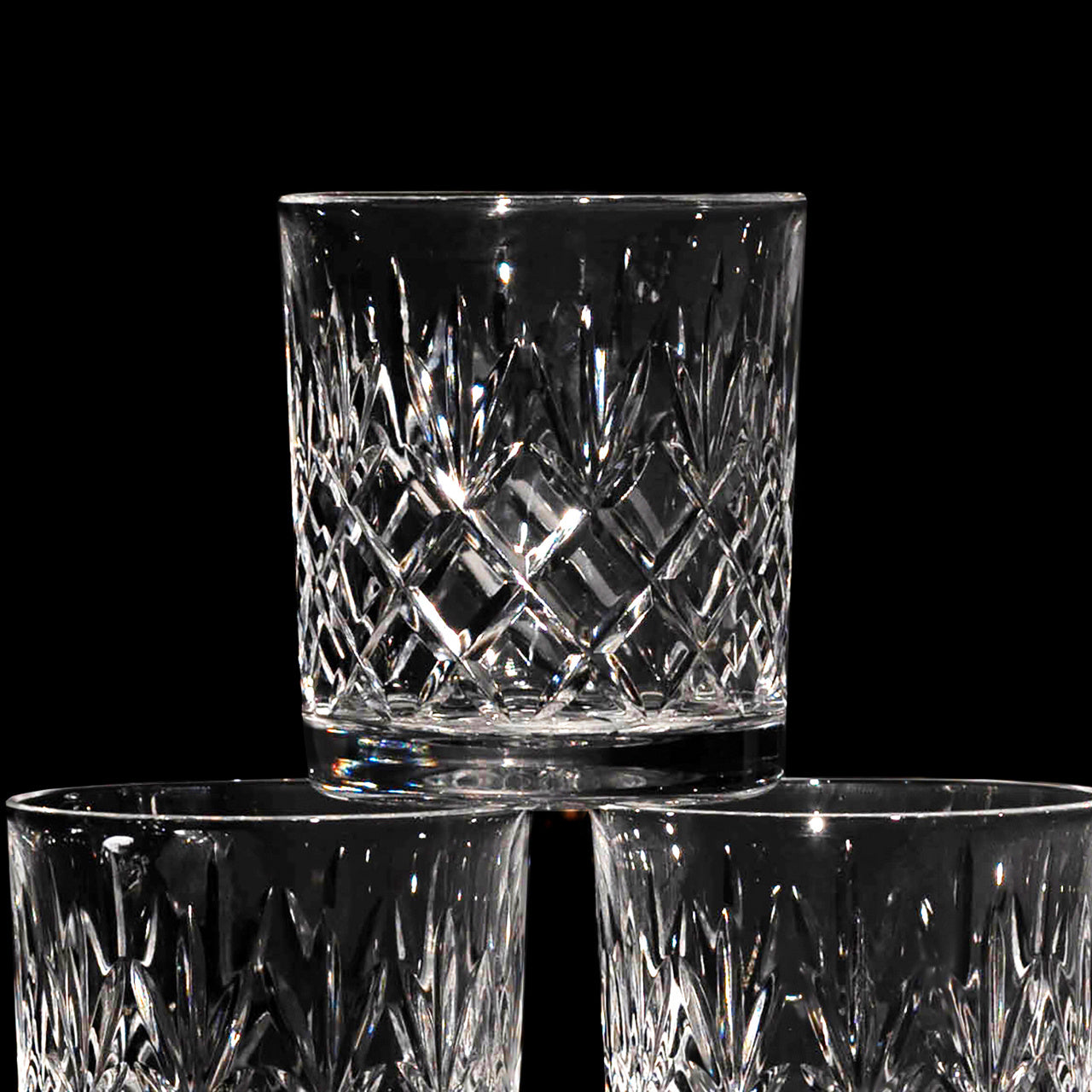 Set pahare de cristal pentru whisky