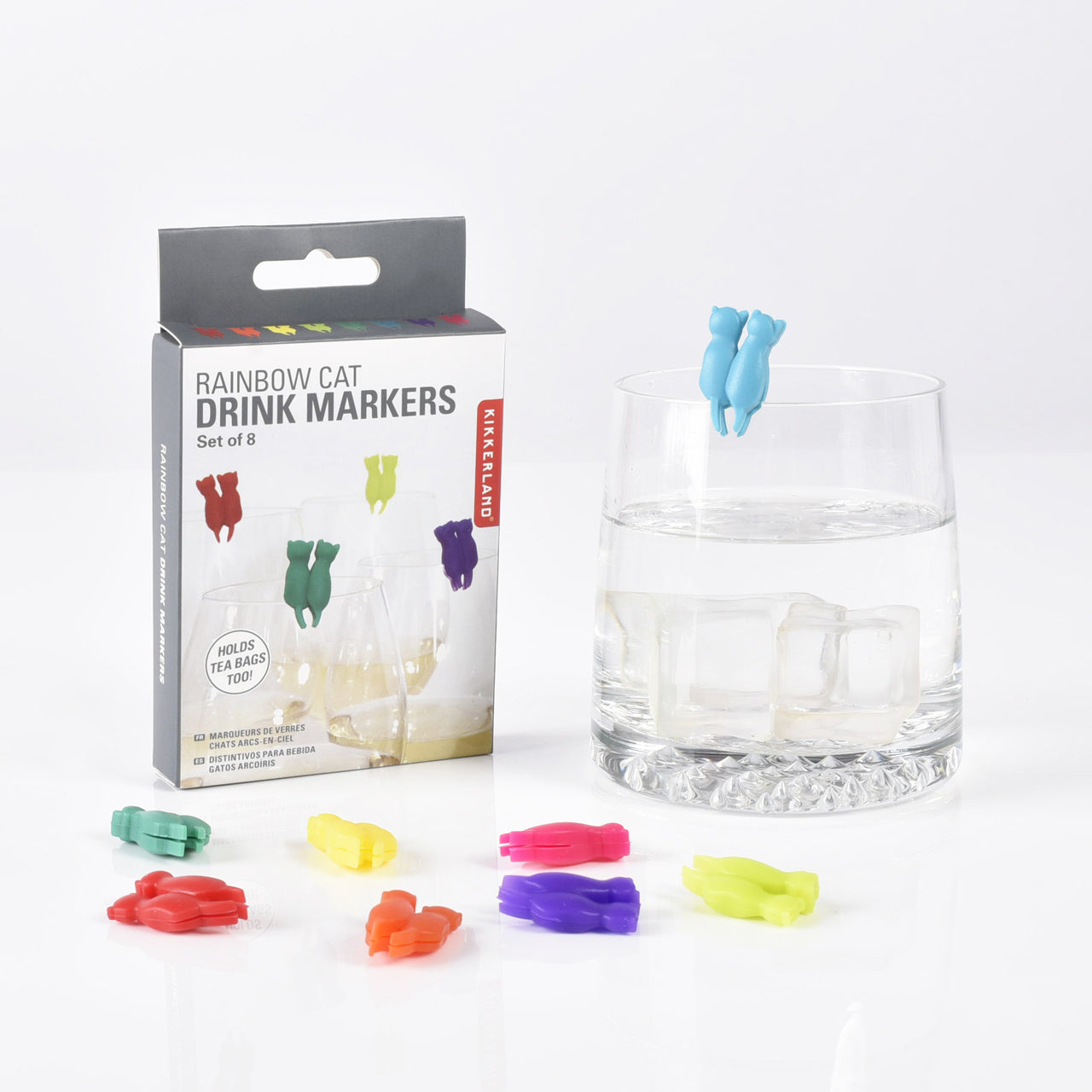 Marcatoare pentru pahare – accesorii cu pisici