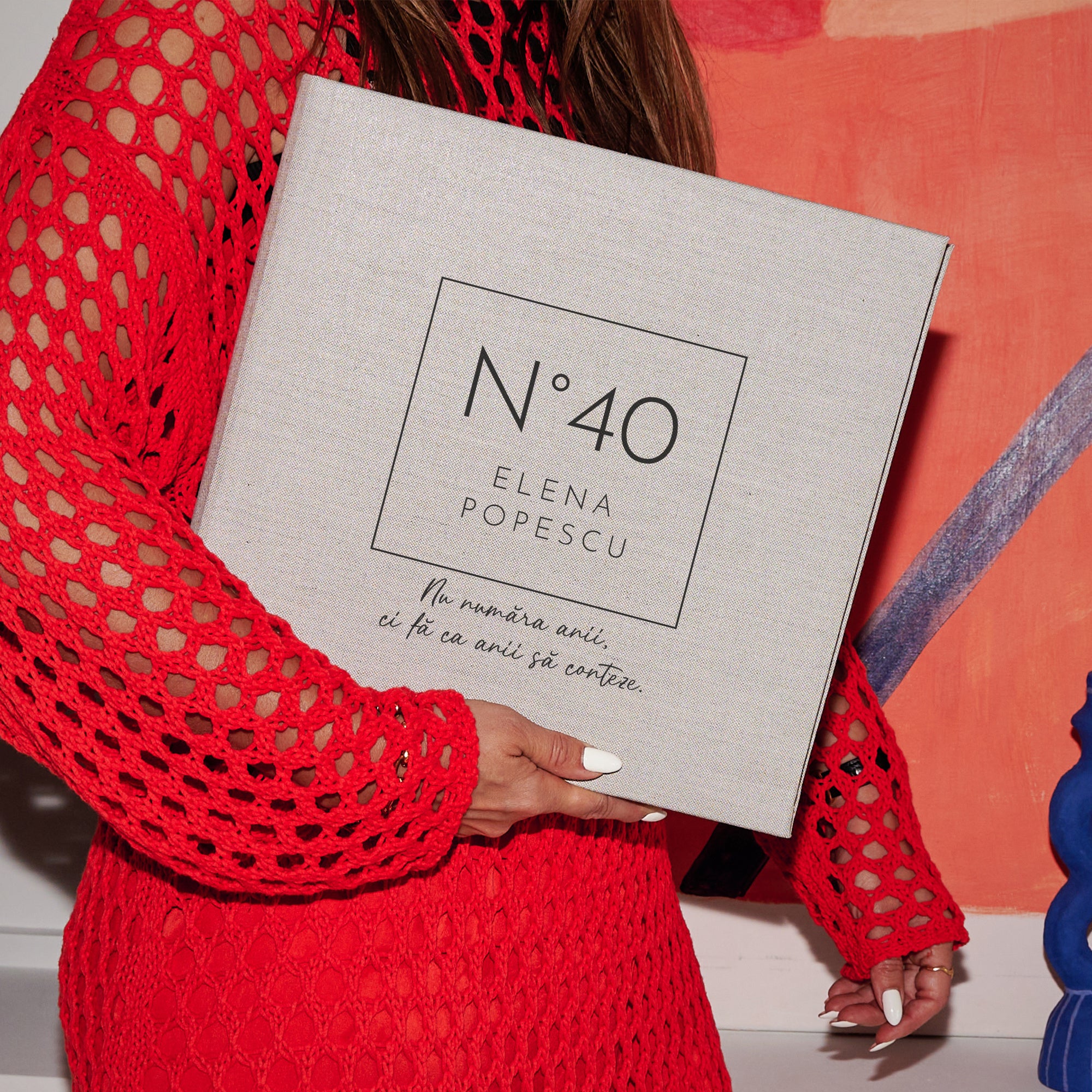 Personalizowany album do zdjęć na 40 urodziny album na zdjęcia prezent urodzinowy album ze zdjęciami