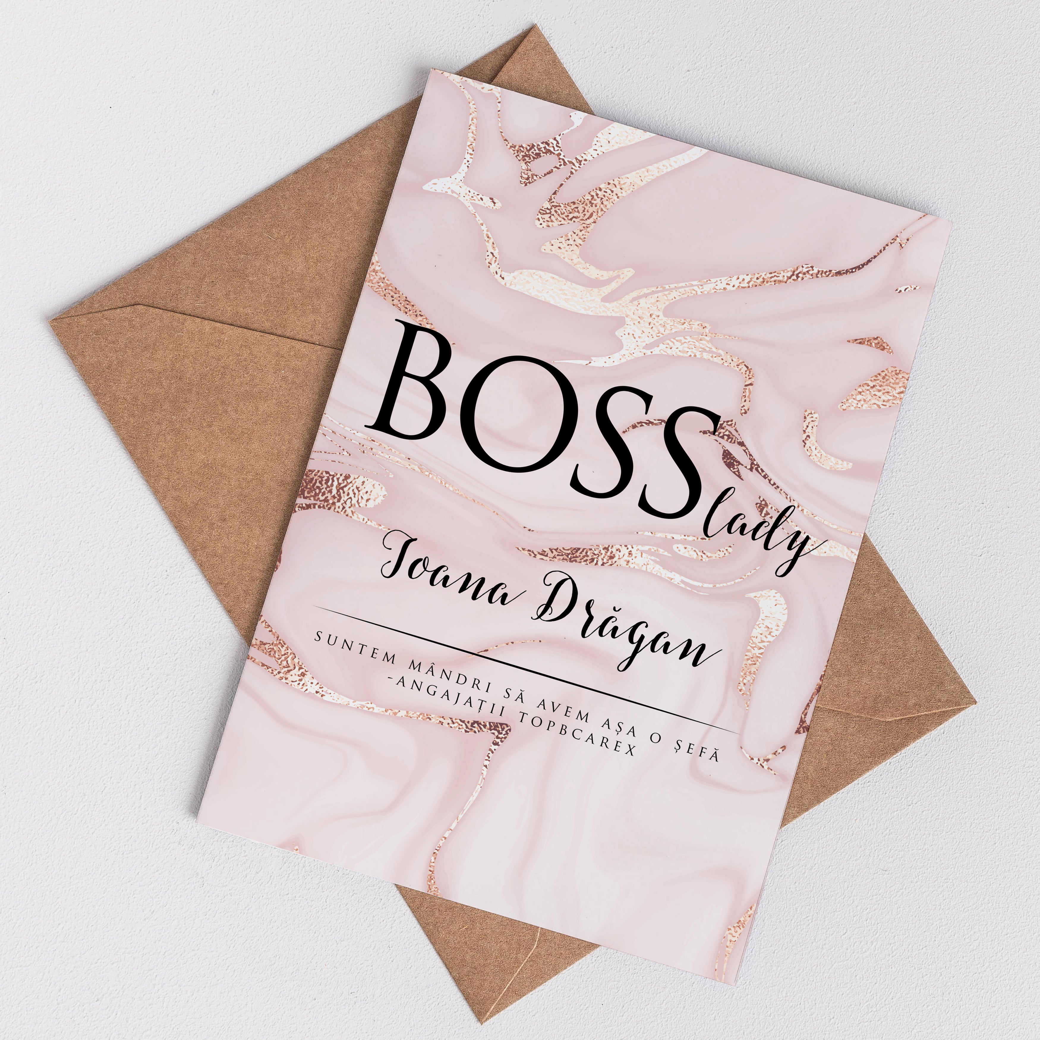 Felicitare pentru ziua de naștere a șefei