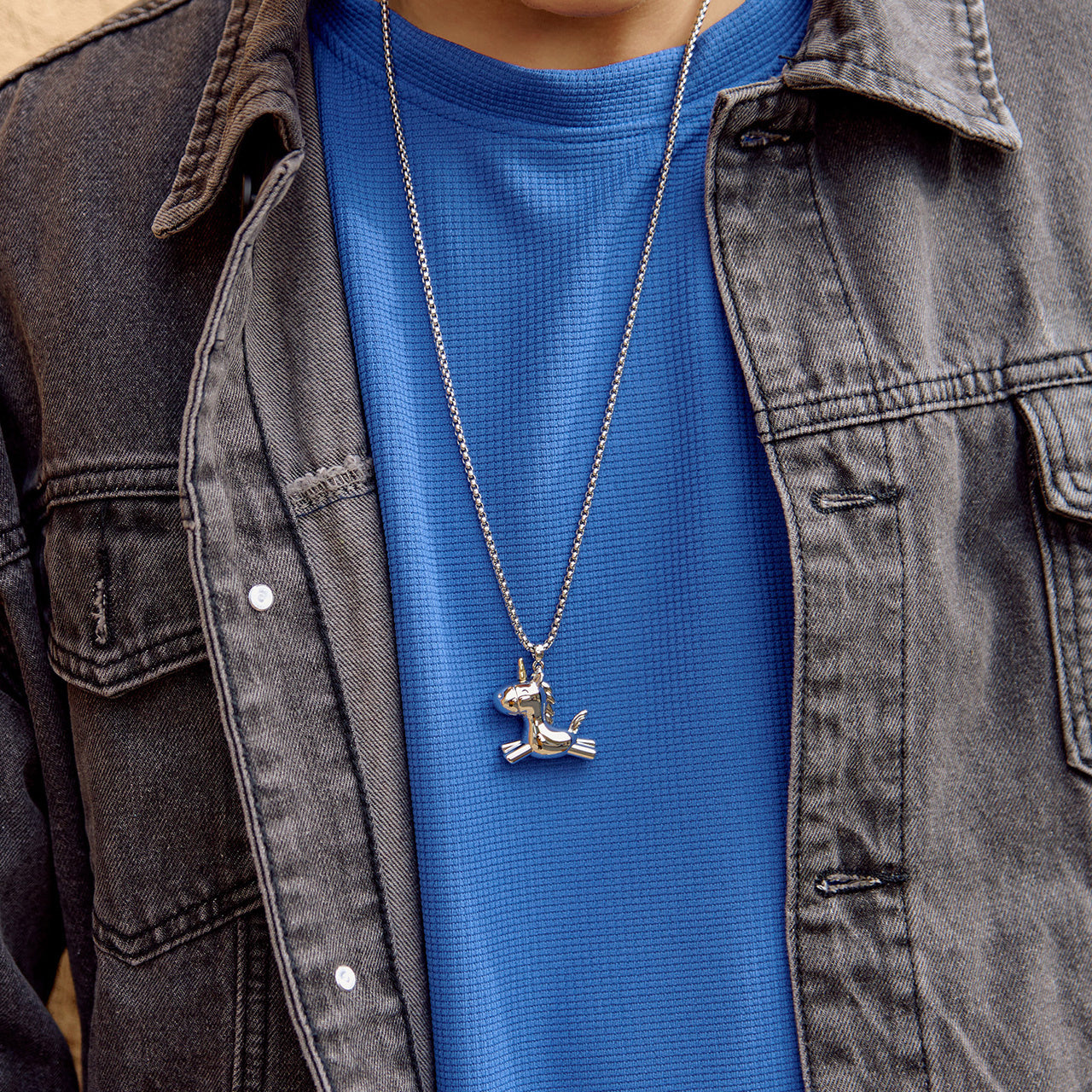 Lanț cu pandantiv unicorn