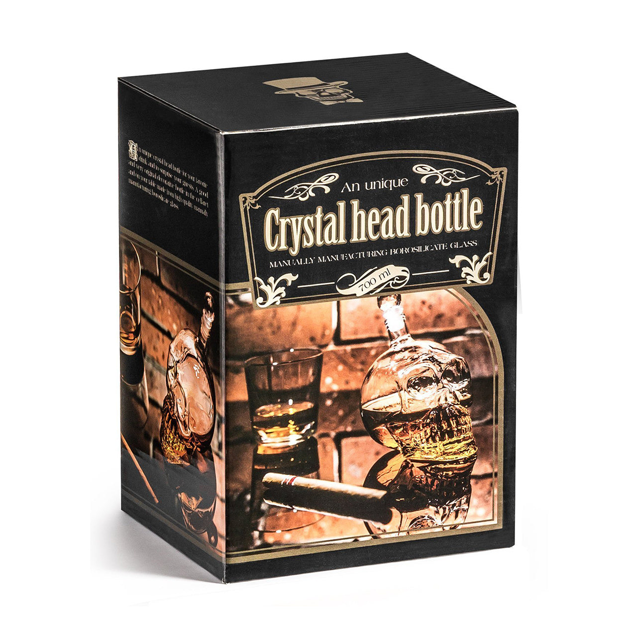Carafă din cristal în formă de craniu 700 ml