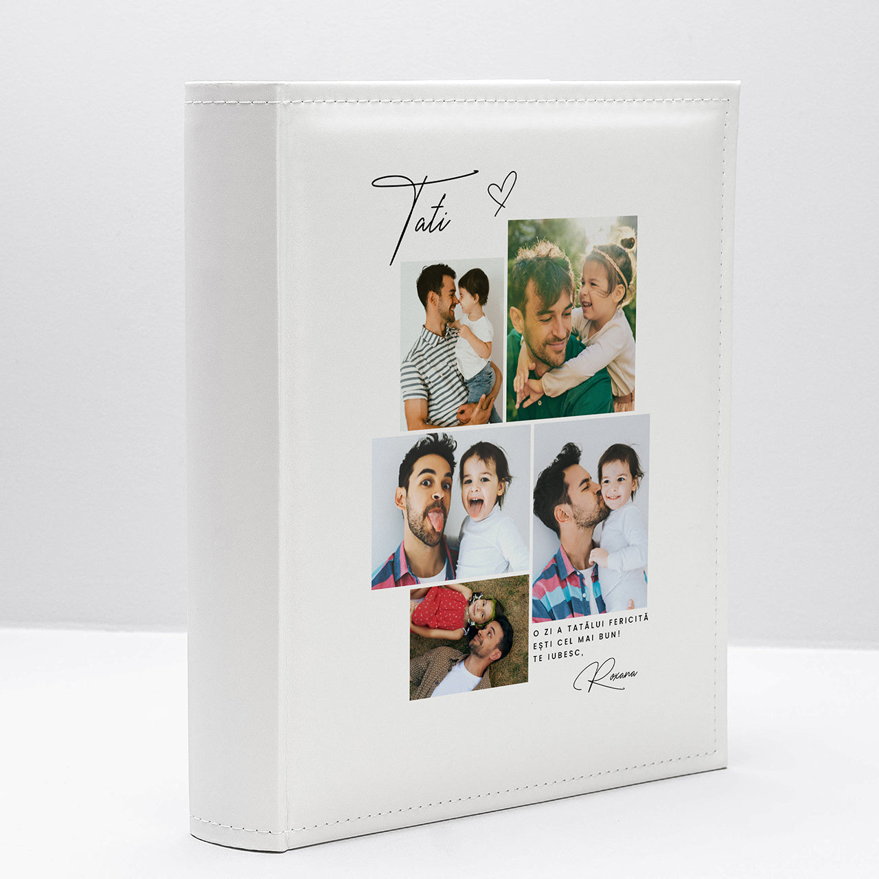 Album personalizat pentru Ziua Tatălui – colaj cu fotografii
