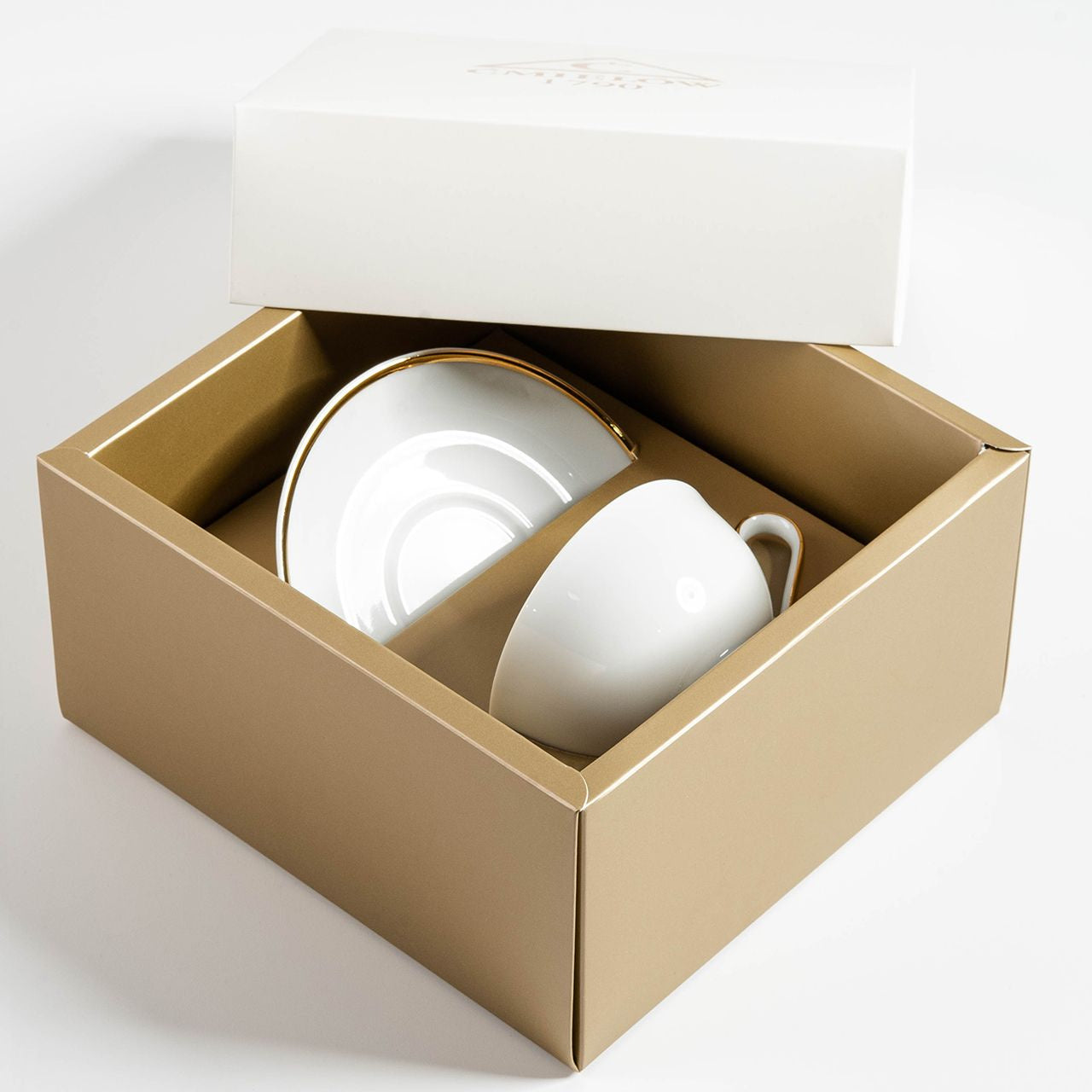 Filiżanka z porcelany elegancki prezent