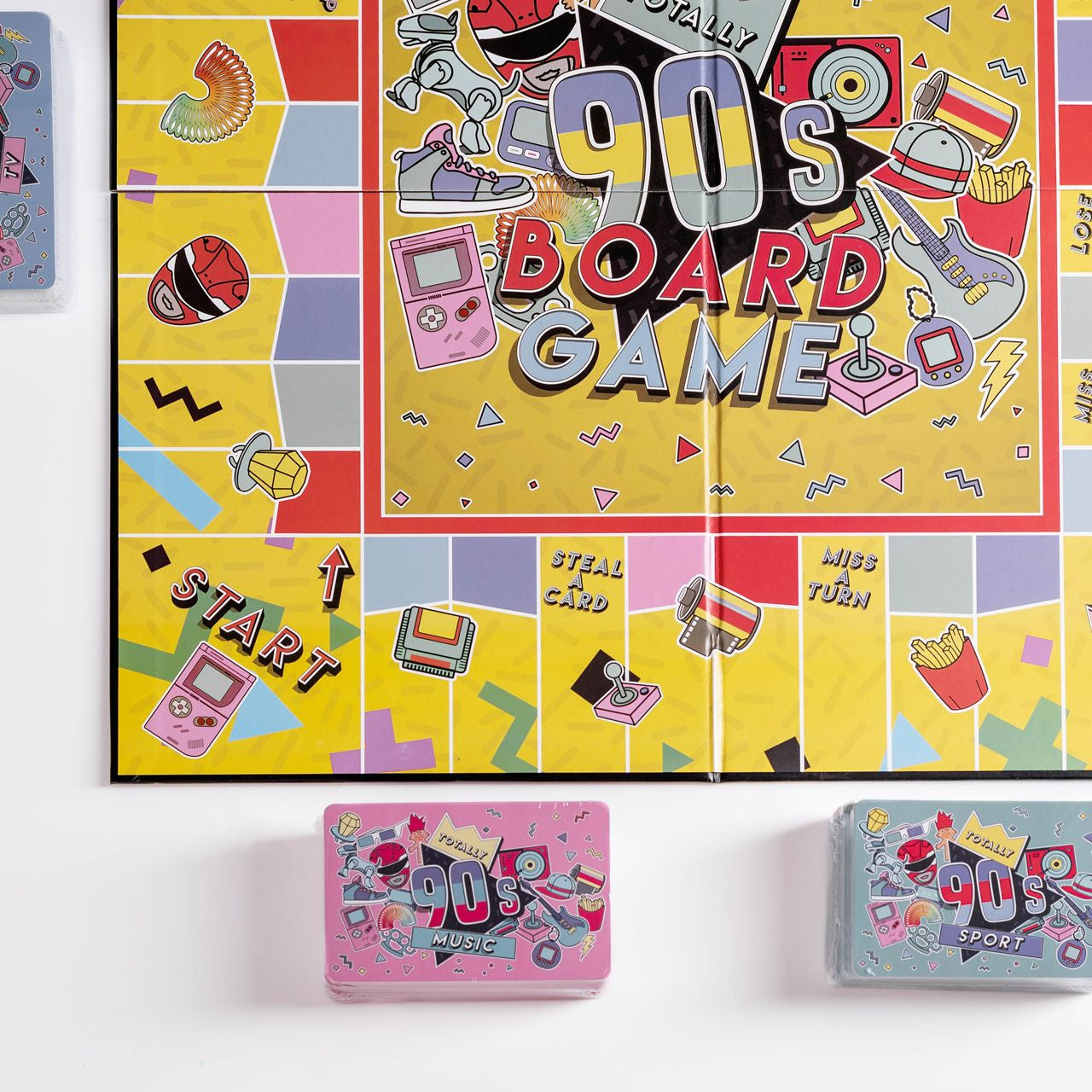 Gra lata 90 Totally 90'S Board Game gra planszowa lata 90 gra towarzyska prezent na parapetówkę 