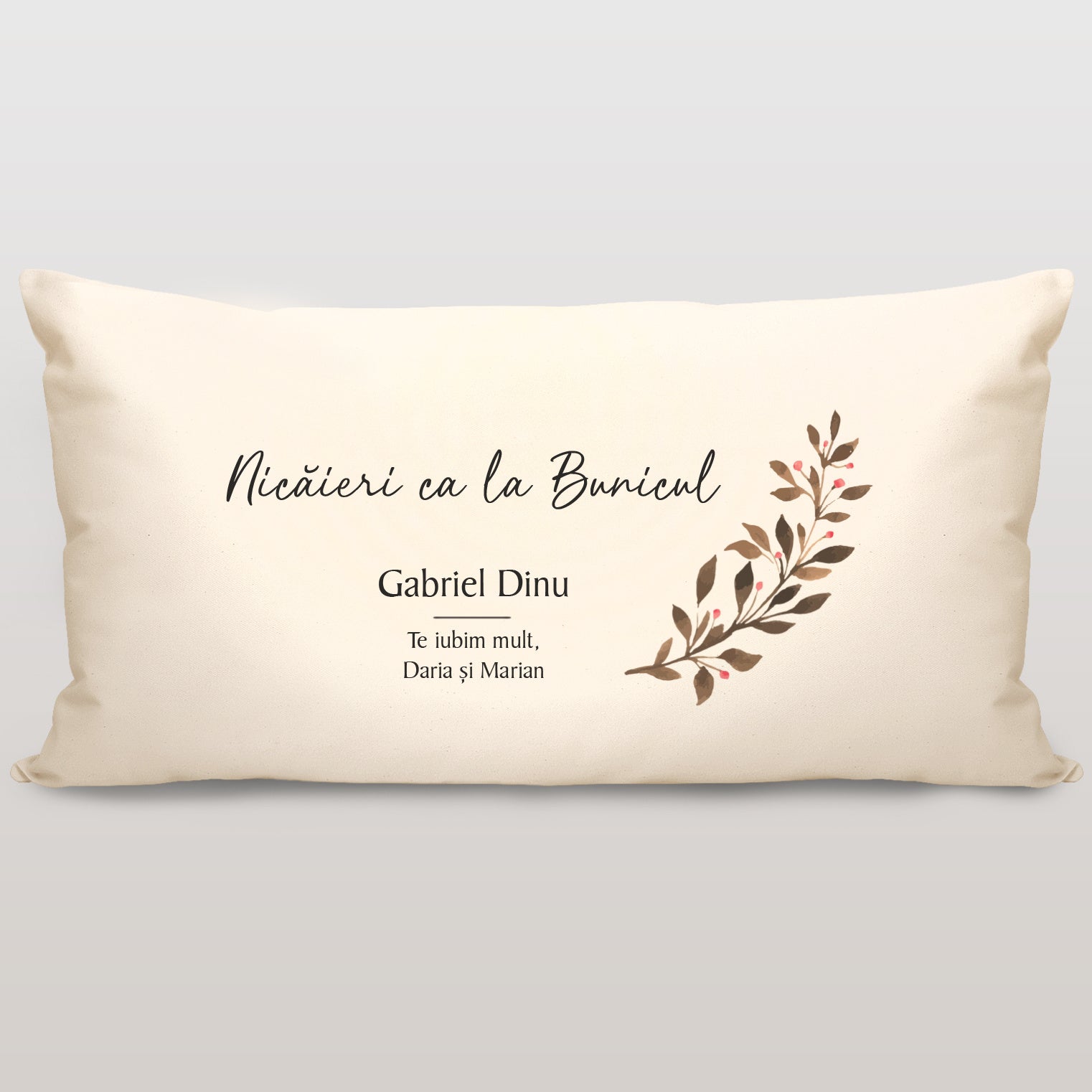 Poduszka z nadrukiem prezent na Dzień Dziadka - Nie ma jak u dziadka prezent dla dziadka poduszka dla dziadka