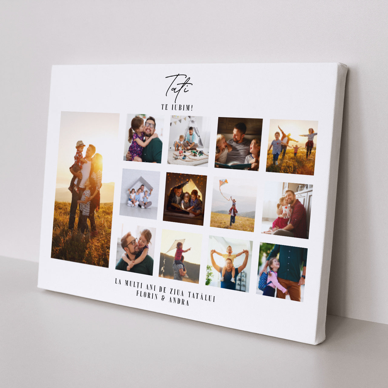 Fotoobraz na płótnie - wyjątkowy prezent dla taty obraz na Dzień Taty obraz dla taty prezent dla taty