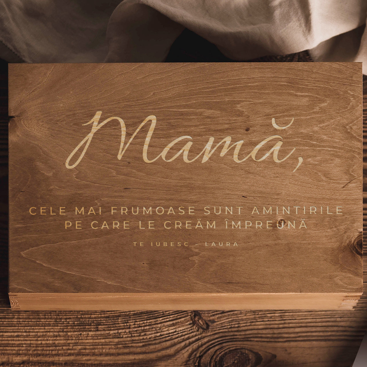 Personalizowany prezent dla mamy - pudełko wspomnień pudełko na pamiątki prezent na dzień matki