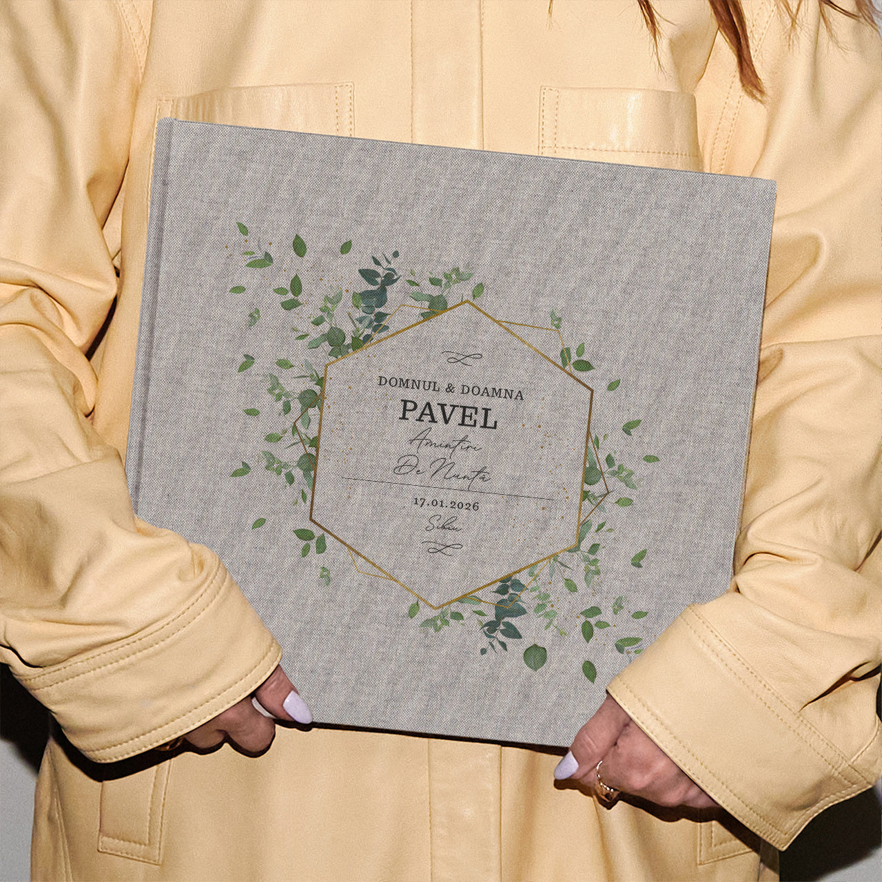 Personalizowany album dla pary młodej prezent ślubny prezent dla nowożeńców album do zdjęć album na zdjęcia