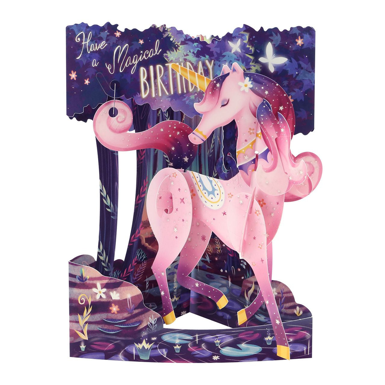 Felicitare cu unicorn – Magical Birthday