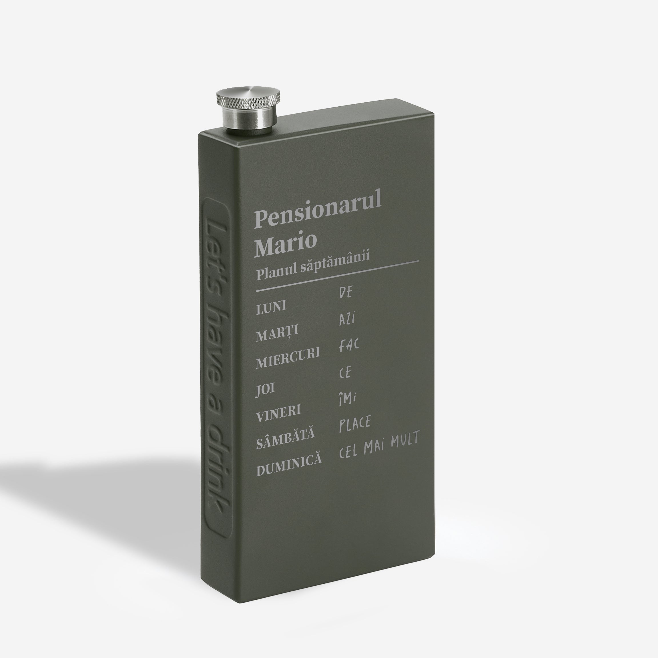 Personalizowana piersiówka - śmieszny prezent dla emeryta piersiówka z grawerem  prezent dla mężczyzny