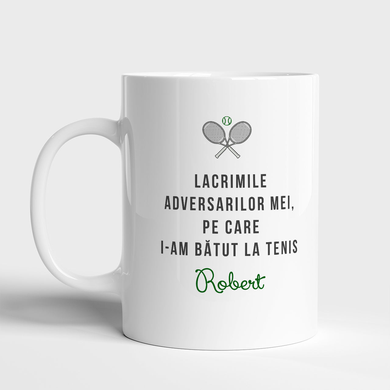 Cană pentru un jucător de tenis