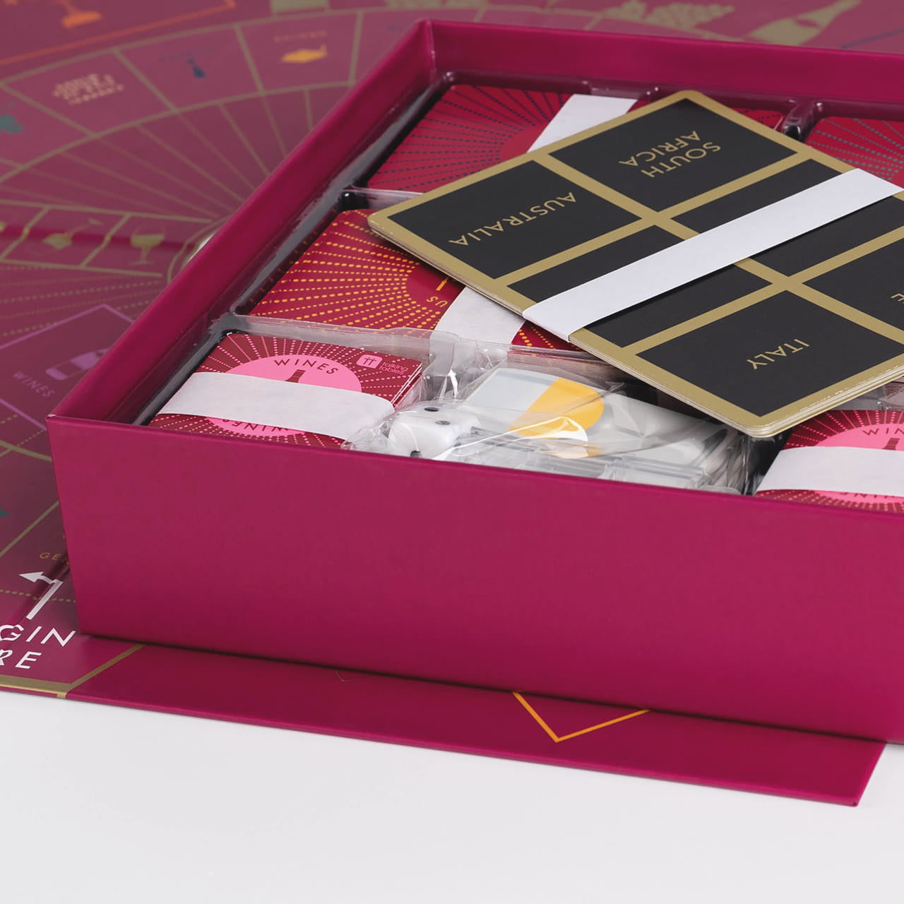 The Wine Game prezent dla miłośnika wina prezent na parapetówkę prezent na 18 urodziny