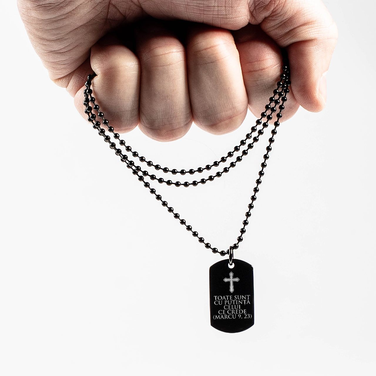 Pandantiv personalizat cu cruce 