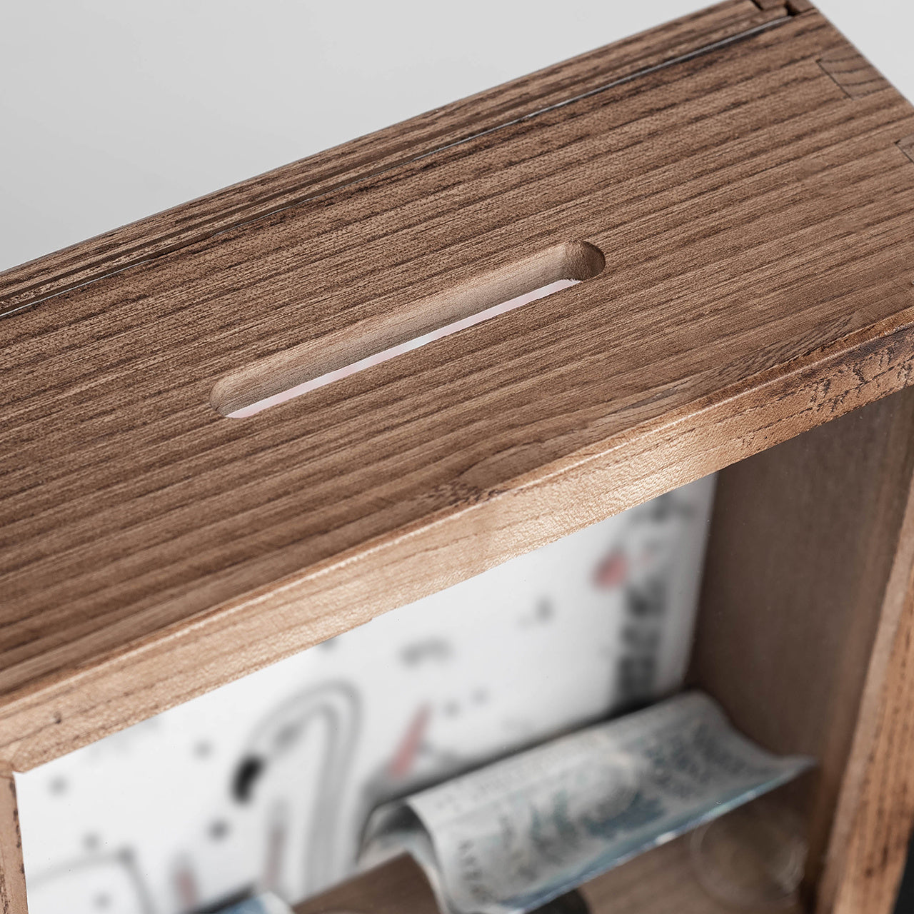 Personalizowana skarbonka na marzenia - prezent dla dziewczynki drewniana skarbonka z szybką prezent dla dziecka