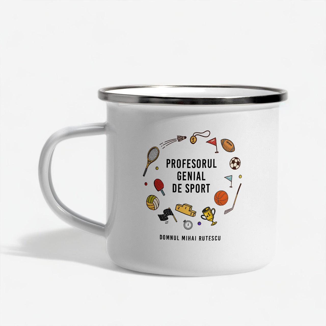 Cană personalizată pentru profesorul de sport