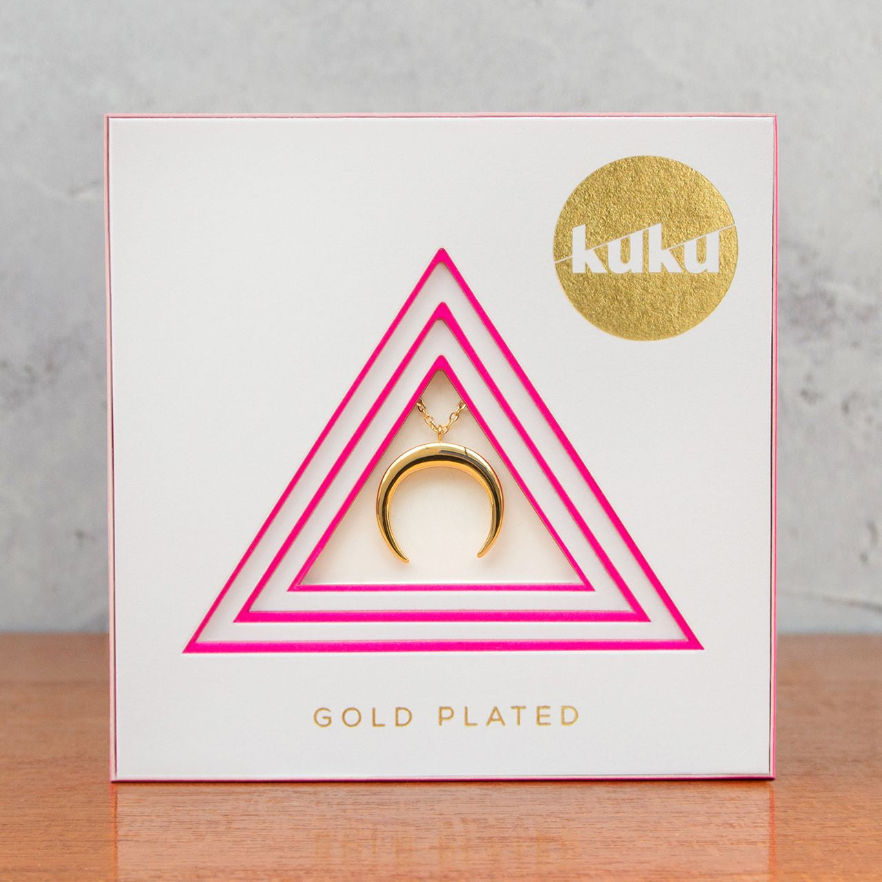 Colier placat cu aur - lună