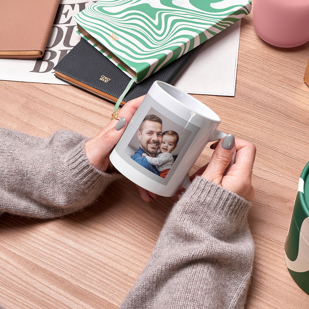 Cana personalizată pentru prima Zi a Tatălui